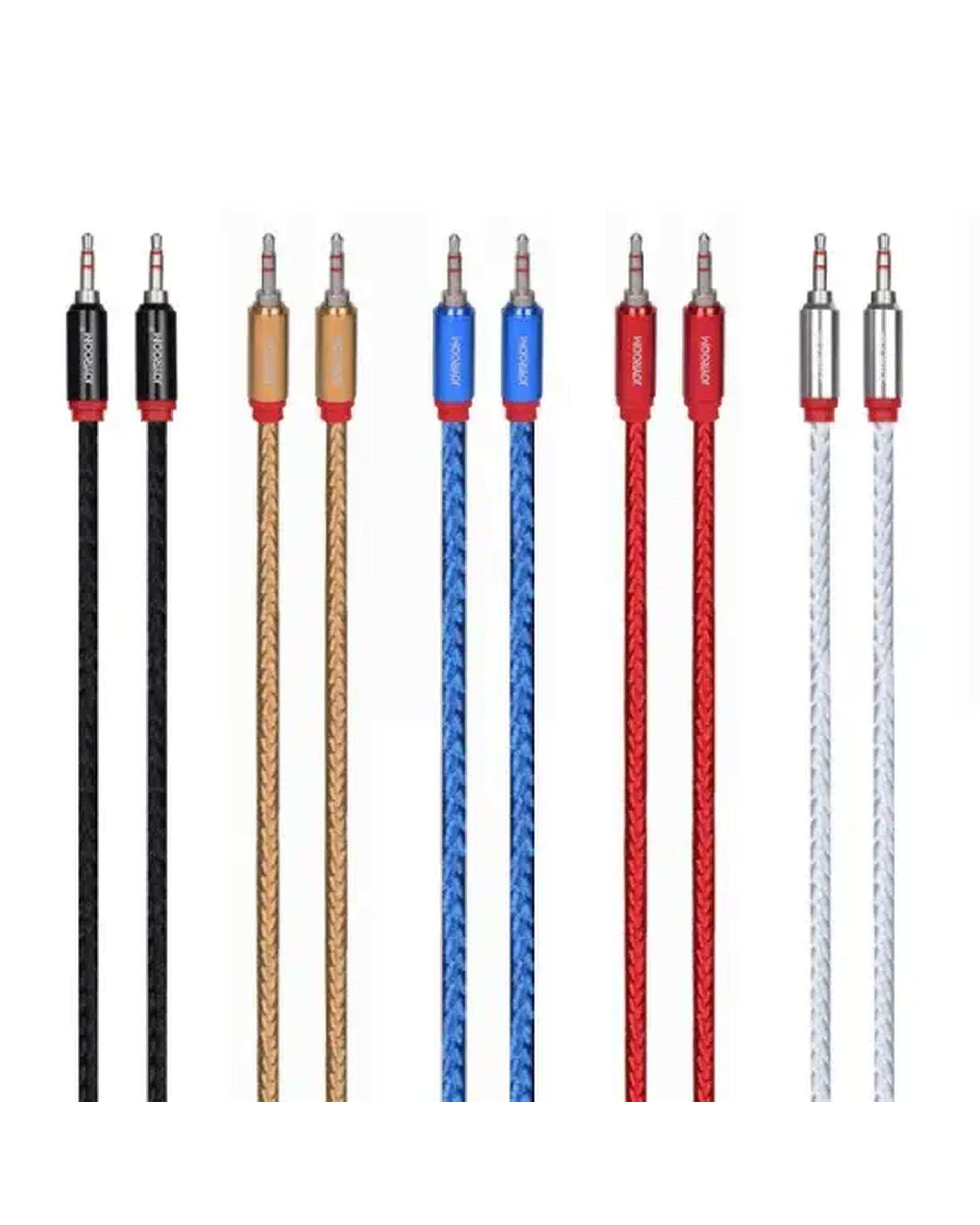 کابل AUX مشکی جوی روم مدل JR-S800 طول 1 متر