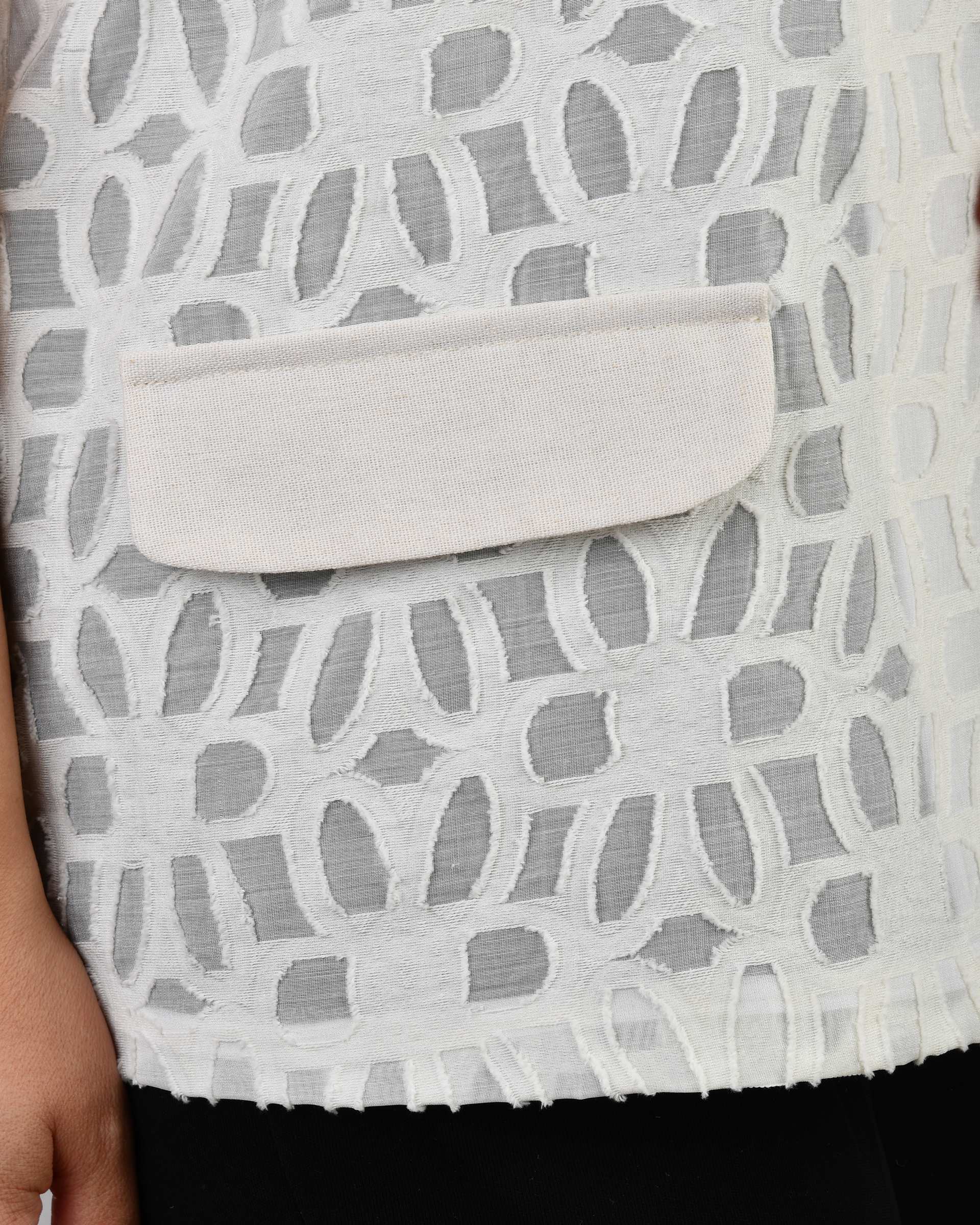 وست زنانه کرم سین صاد Sin Saad مدل نازآفرین مدل 40380