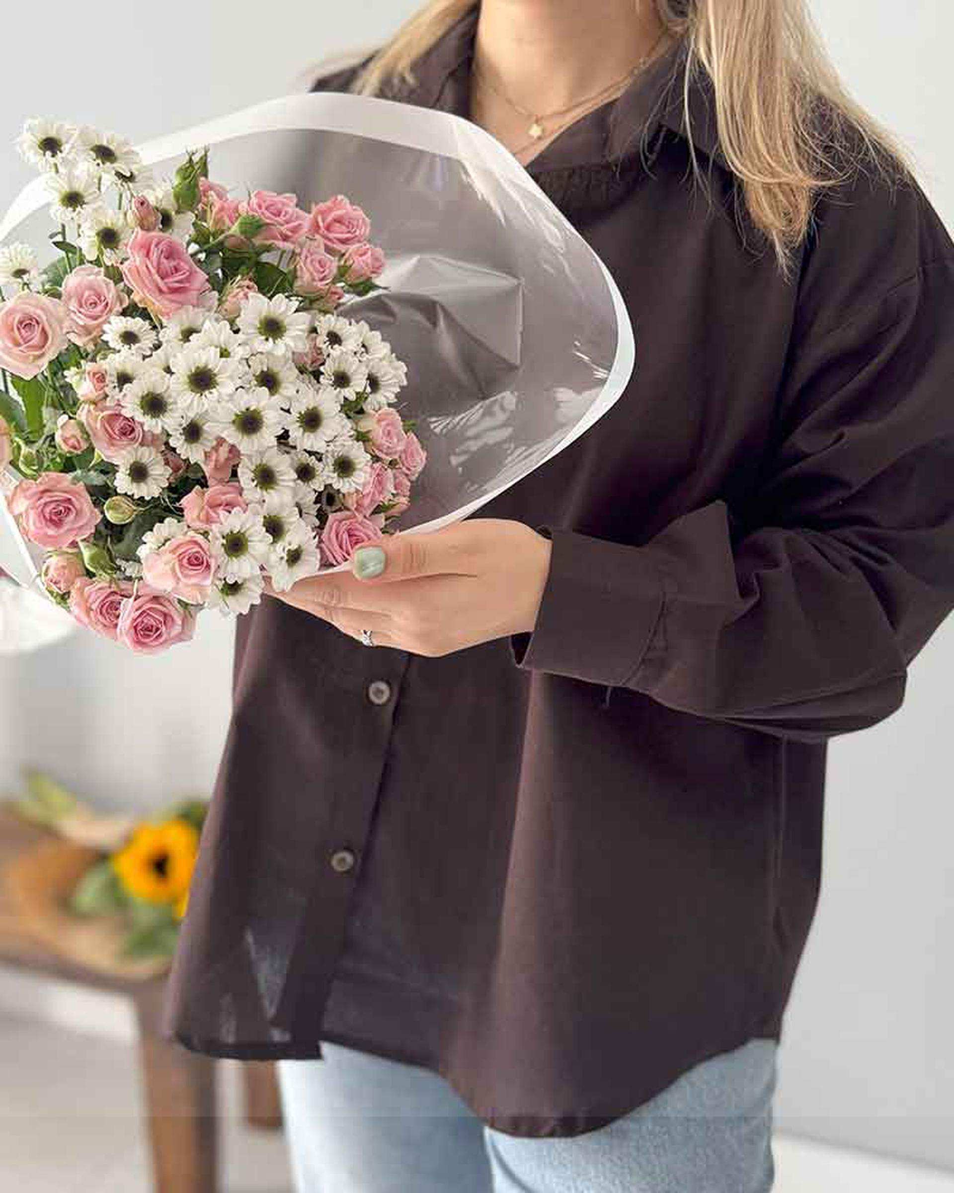 شومیز زنانه قهوه ای نگار ندایی Negar Nedaei مدل Milano