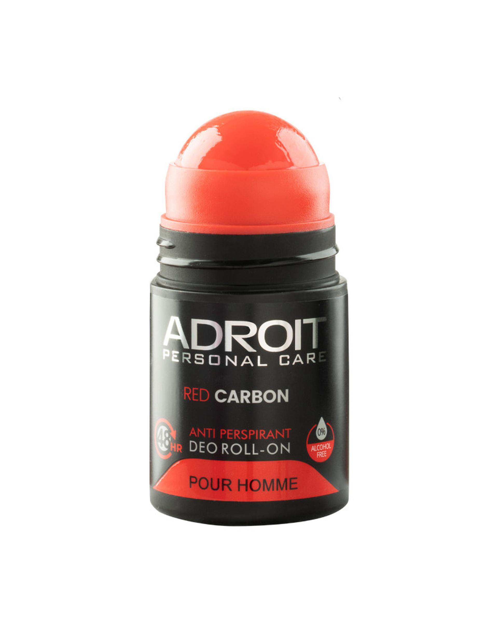 مام رول ضد تعریق مردانه آدرویت Adroit مدل رد کربن 65ml