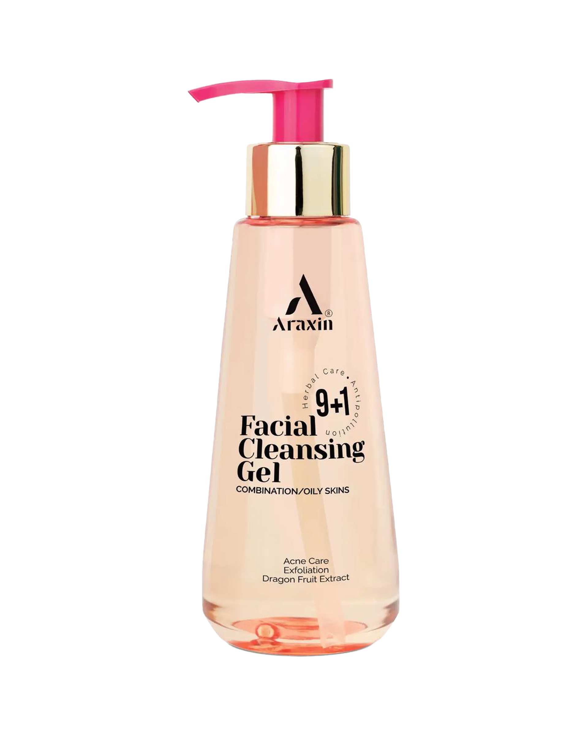 ژل شستشو صورت آراکسین Araxin مناسب پوست مختلط و چرب حجم 175ml