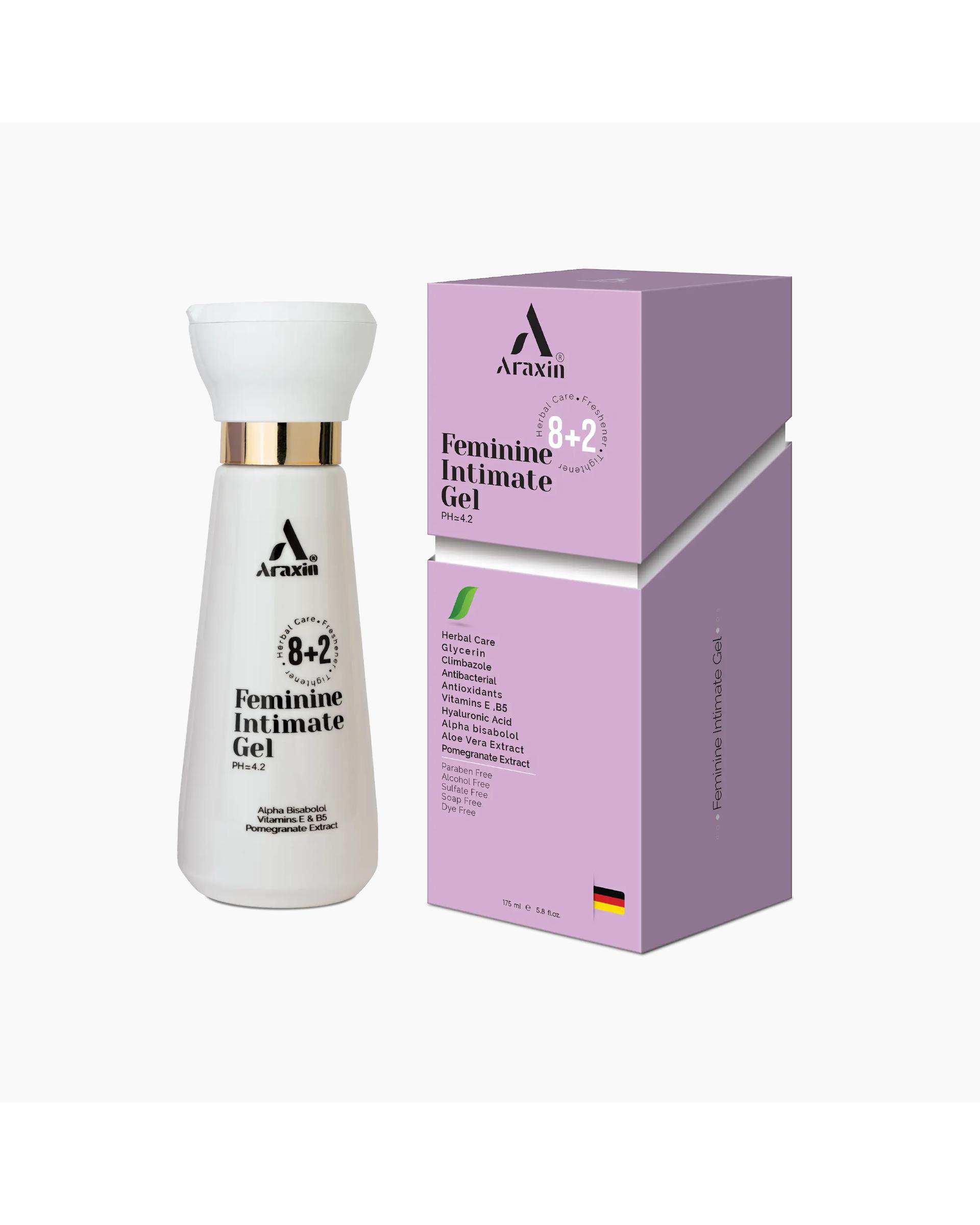 ژل بهداشتی بانوان آراکسین Araxin حاوی گلیسرین و B5 حجم 175ml