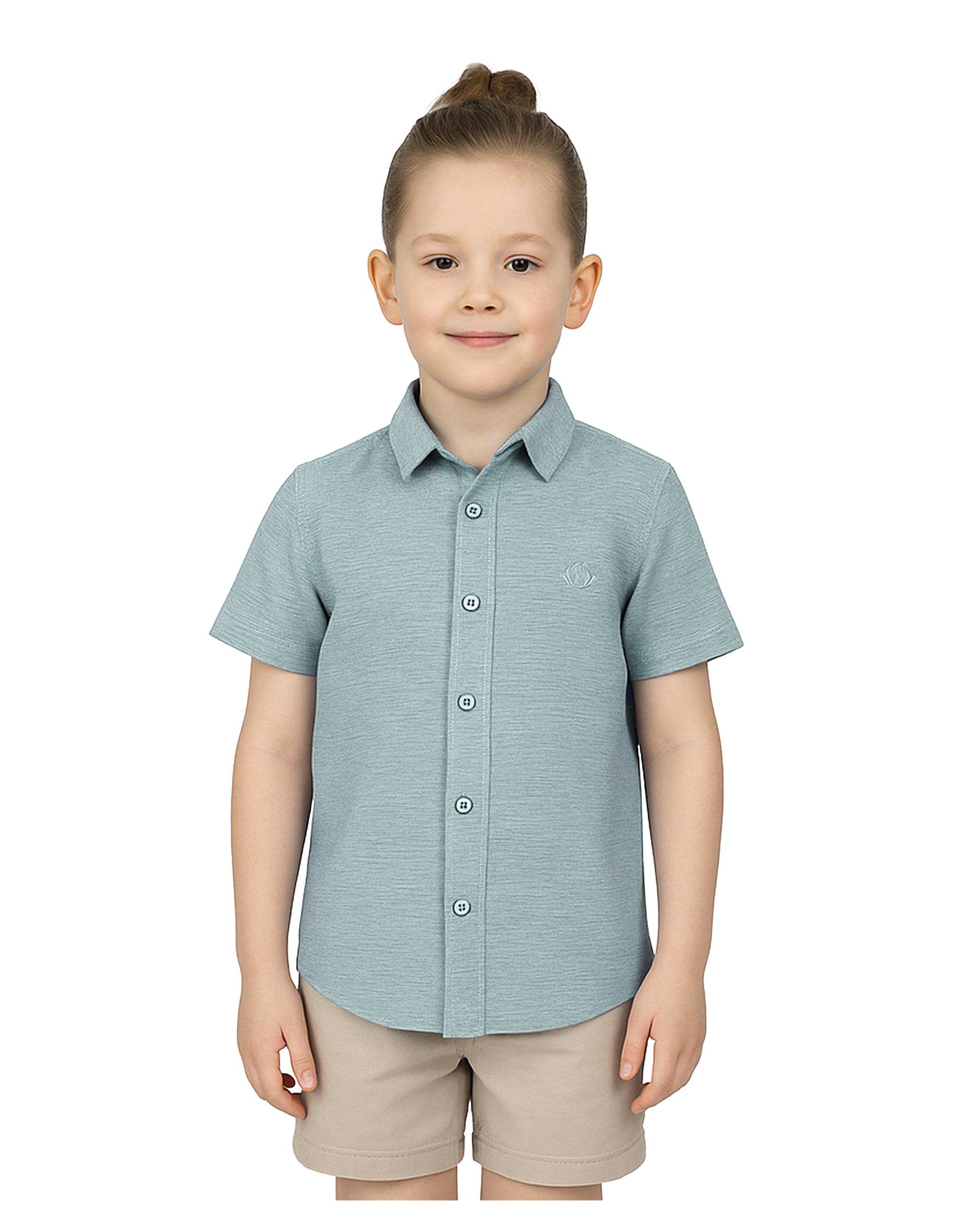 پیراهن پسرانه آستین کوتاه سبز مرینو Merino کد 1748