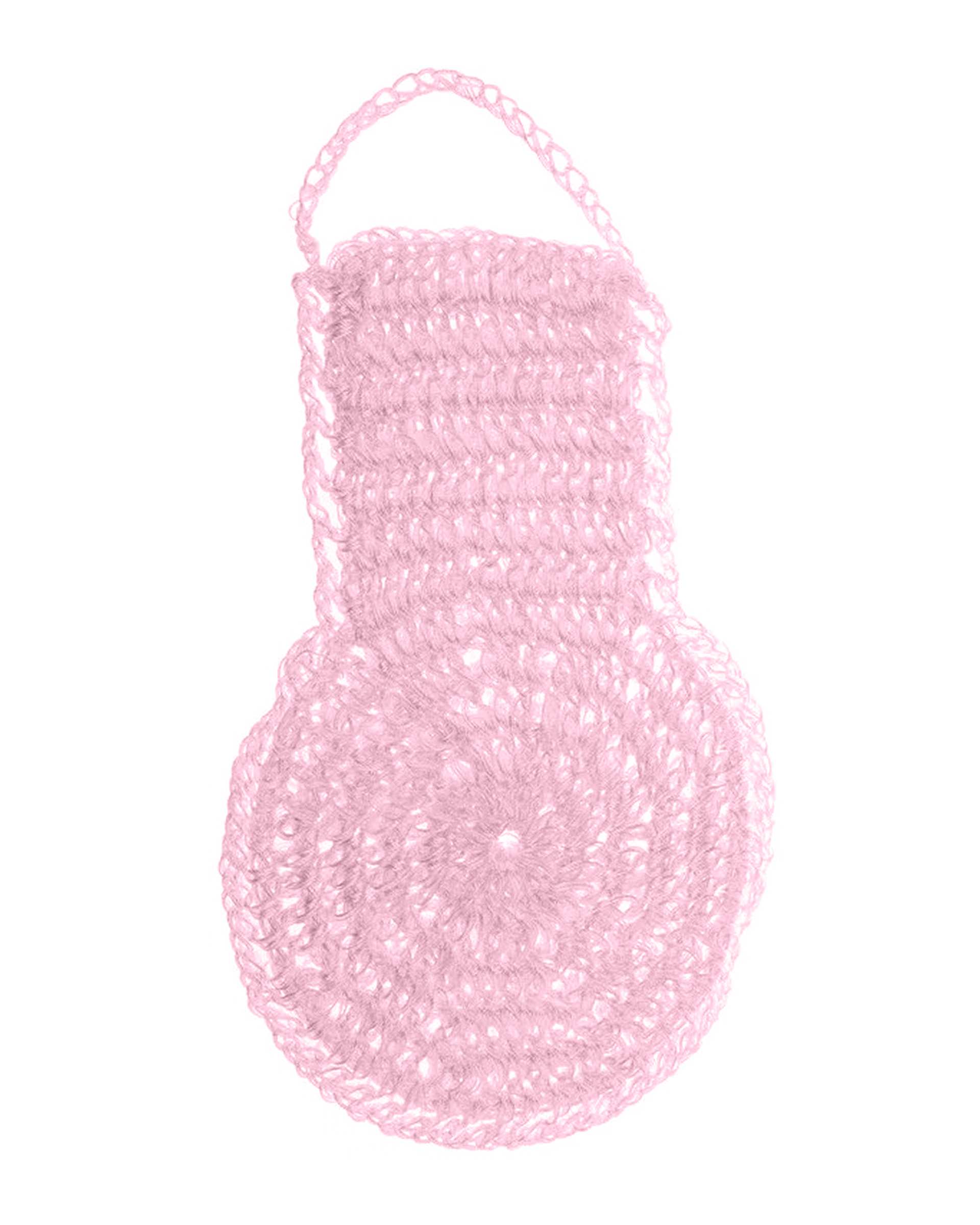 لیف حمام کلاسیک ابریشمی صورتی کاتوس Katos کد K114