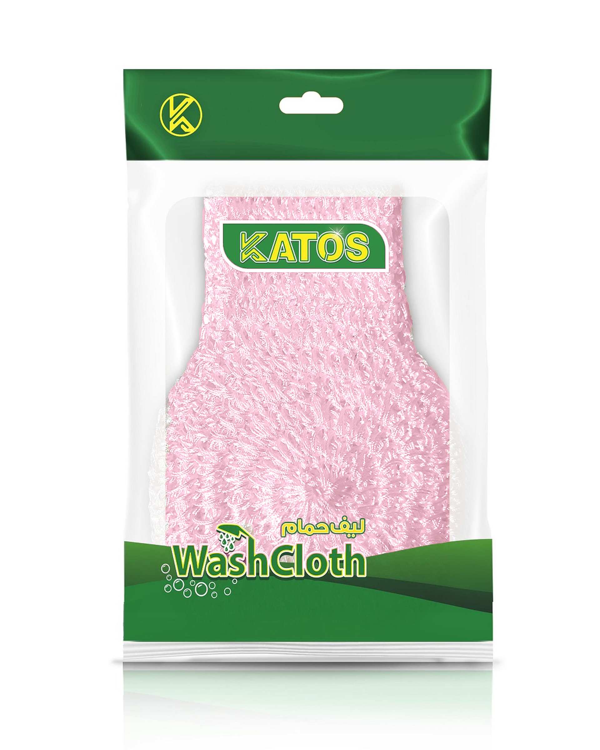 لیف حمام کلاسیک ابریشمی صورتی کاتوس Katos کد K114