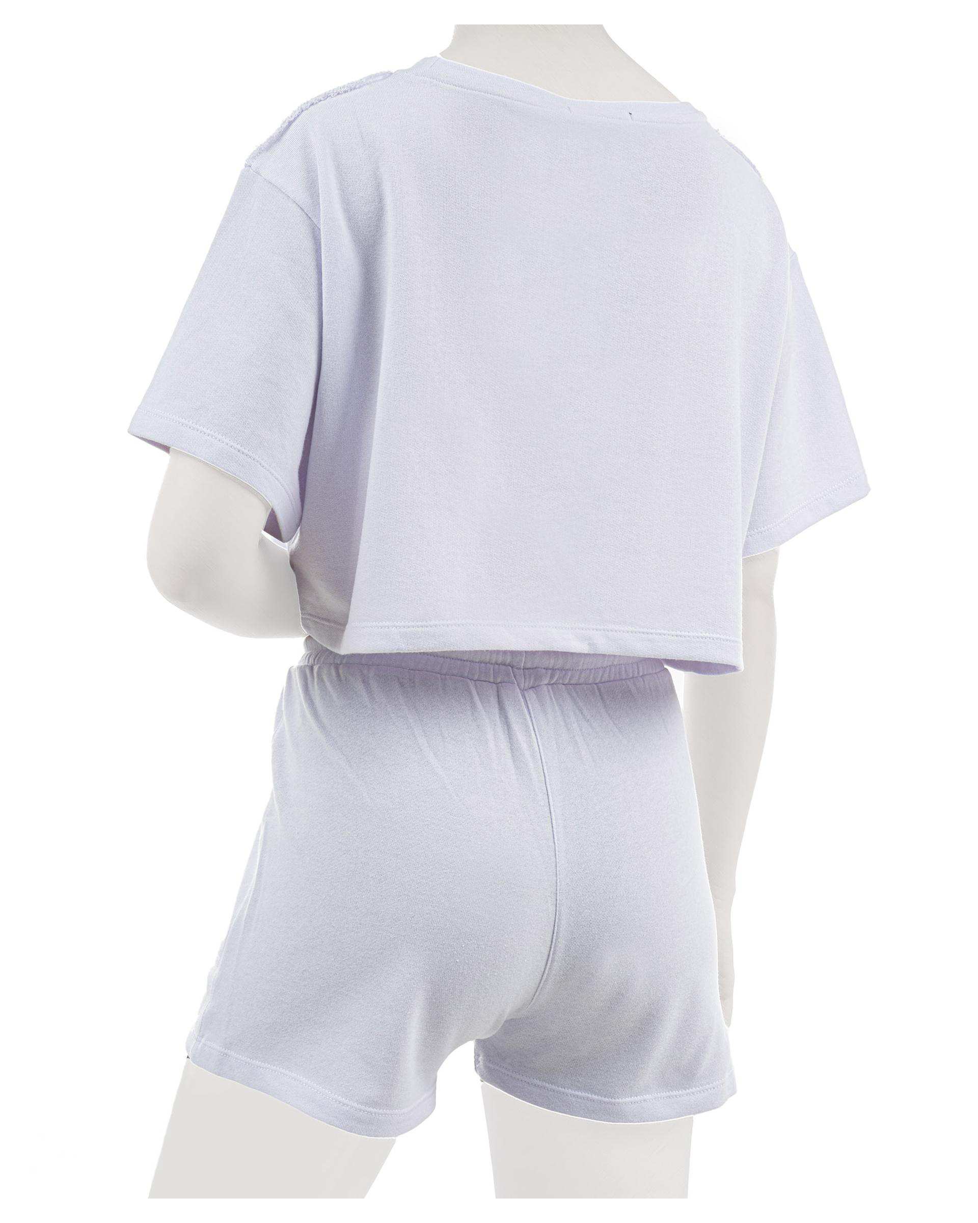 تی شرت زنانه کراپ سفید اسپورتلند SportLand مدل Sprint Shirt W کد 115937
