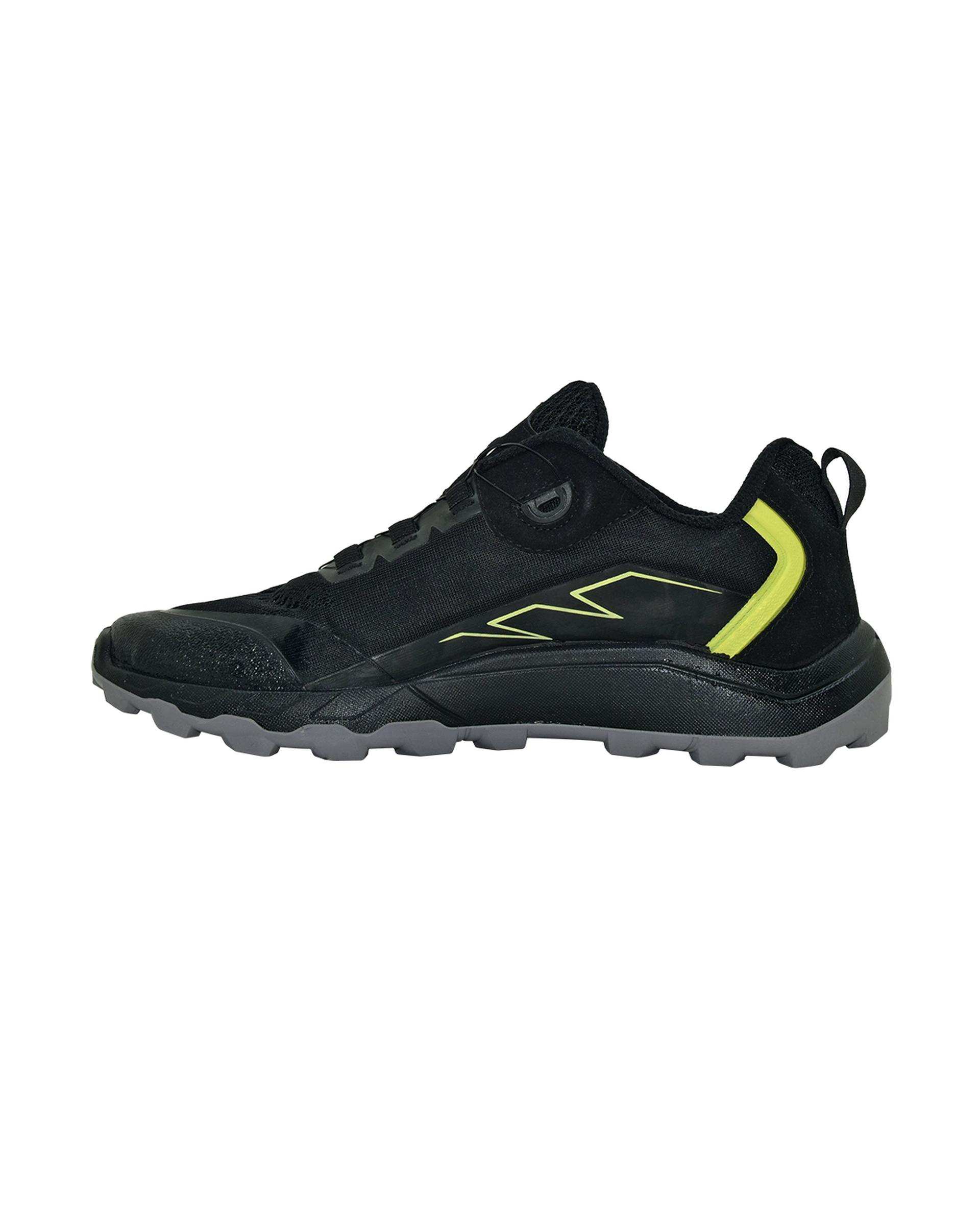 کفش مردانه پیاده روی مشکی سبز فسفری اسپورتلند SportLand مدل Hyper Walk Over Size M کد 116592