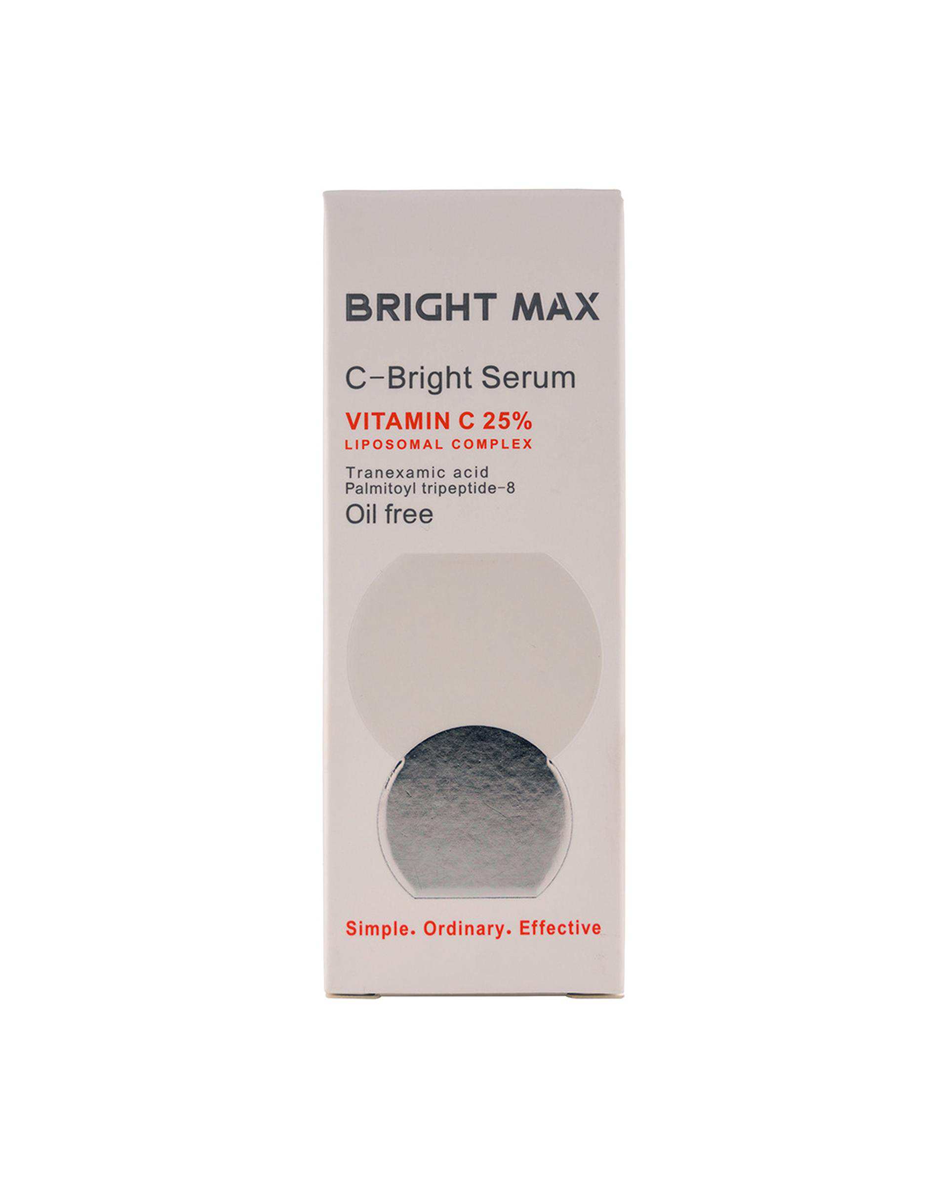 سرم ویتامین C برایت مکس Bright Max حاوی 25% ویتامین سی پایدار حجم 30ml