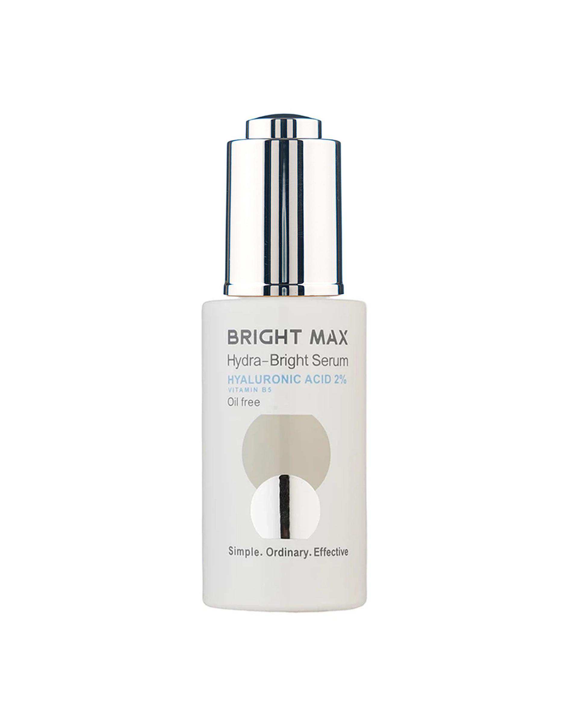 سرم صورت برایت مکس Bright Max حاوی 2% هیالورونیک اسید حجم 30ml
