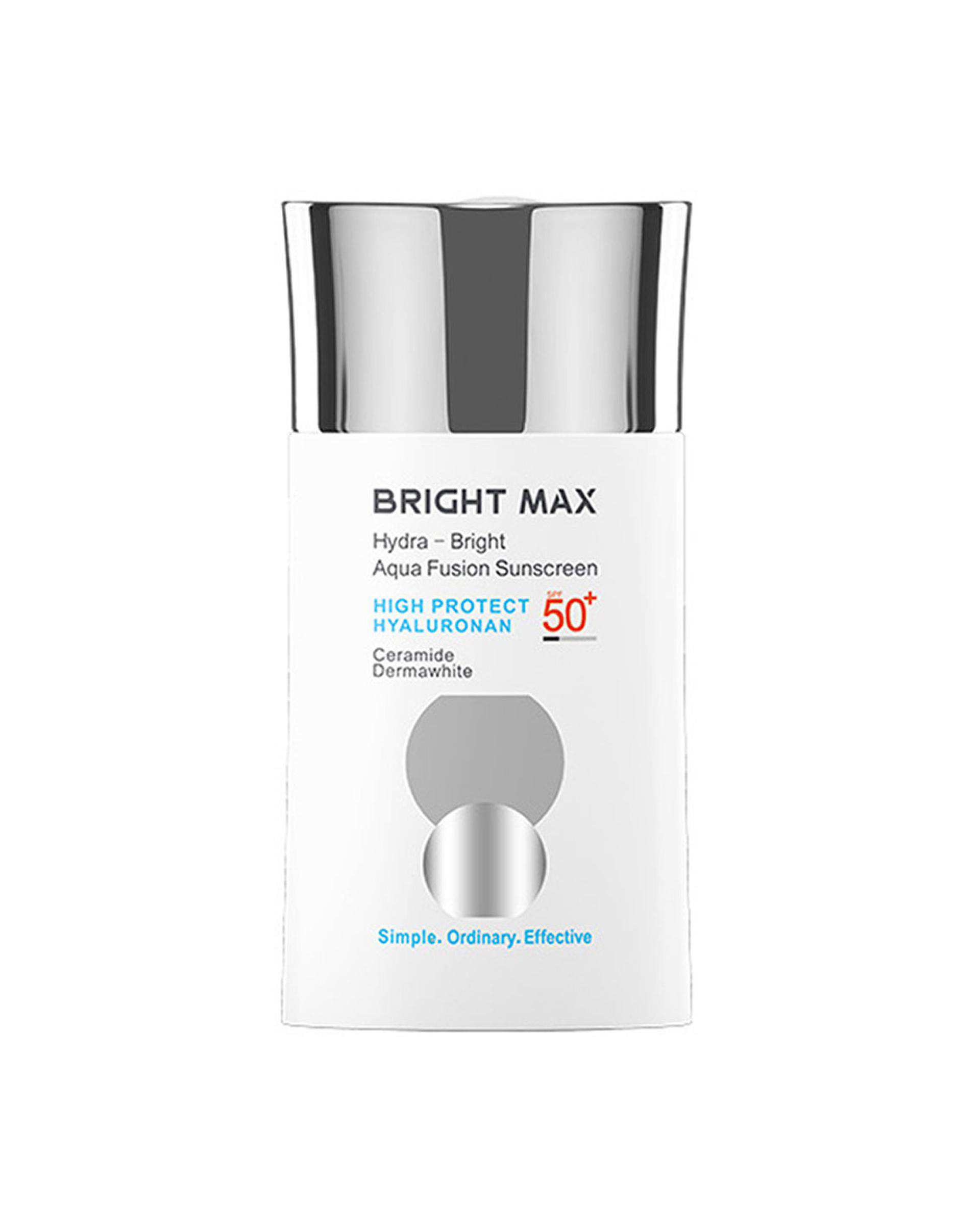 فلوئید ضد آفتاب SPF50 آکوا فیوژن هیدرا برایت مکس Bright Max حجم 50ml
