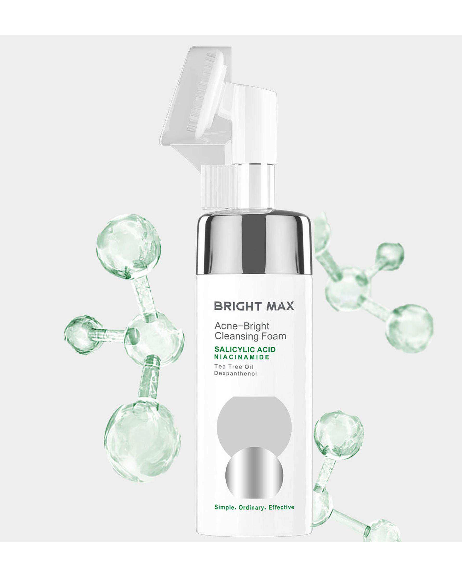 فوم شستشوی صورت برایت مکس Bright Max مدل آکنه برایت حجم 150ml