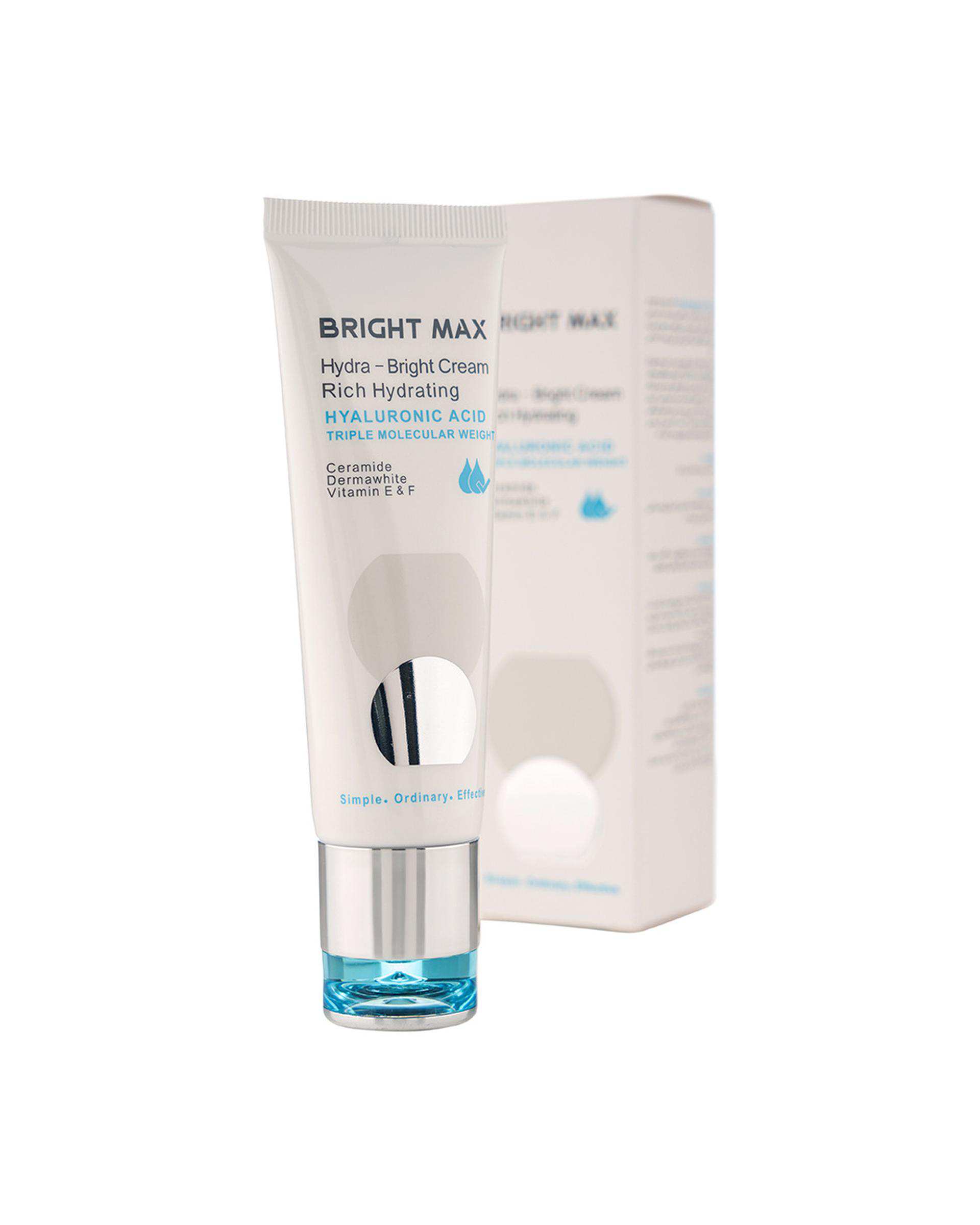 کرم آبرسان برایت مکس Bright Max مدل Rich Hydrating مناسب پوست های خشک و نرمال حجم 50ml