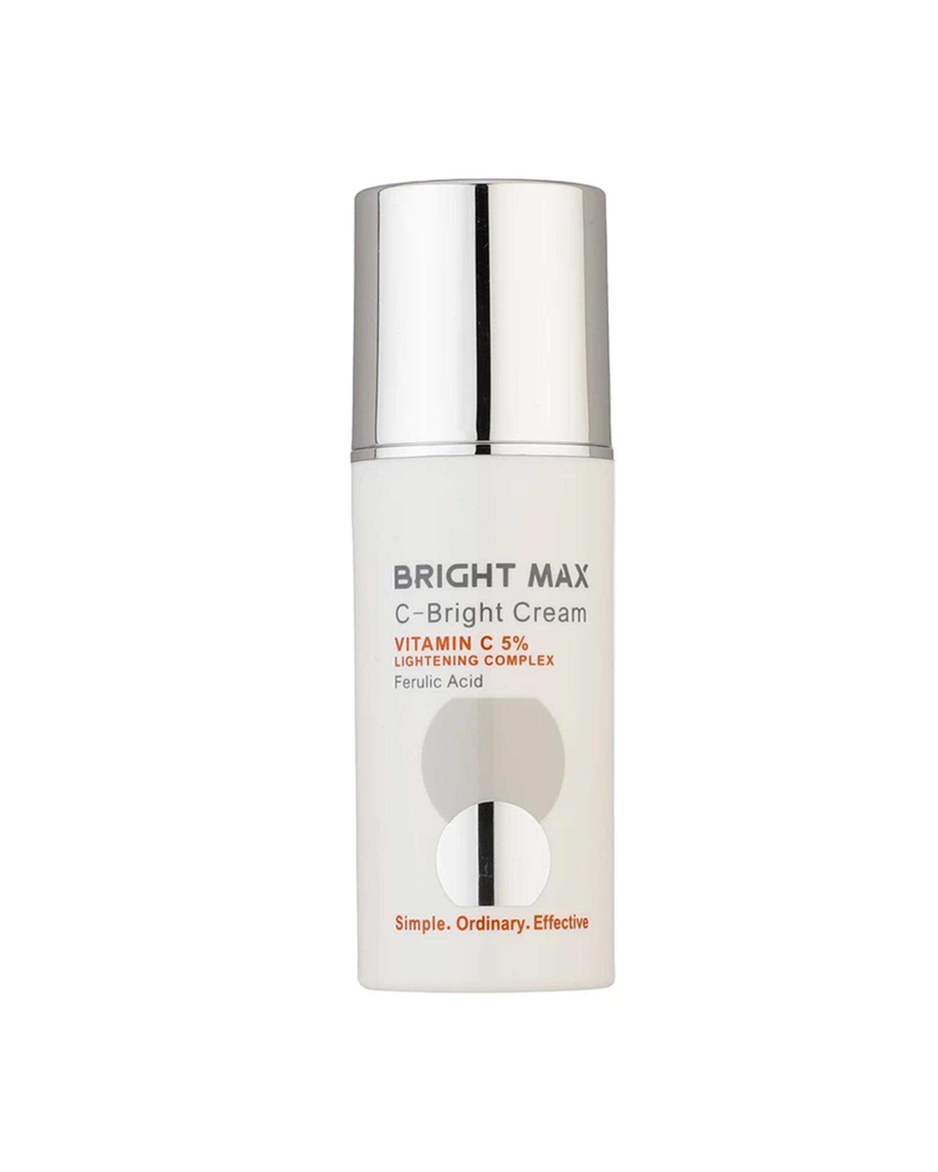 کرم جوان کننده پوست برایت مکس Bright Max حاوی ویتامین C حجم 30ml