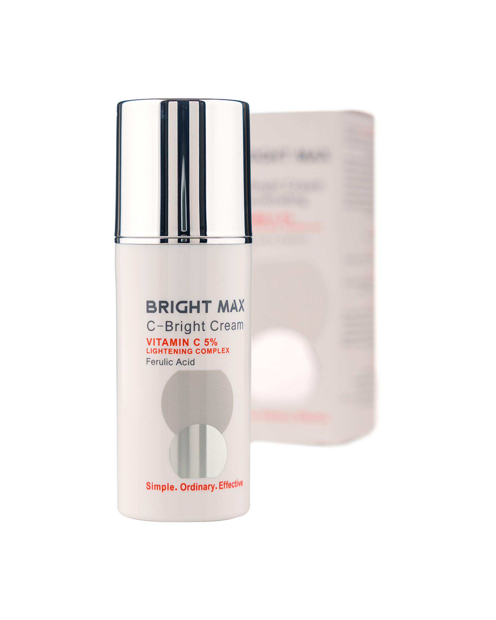 کرم جوان کننده پوست برایت مکس Bright Max حاوی ویتامین C حجم 30ml
