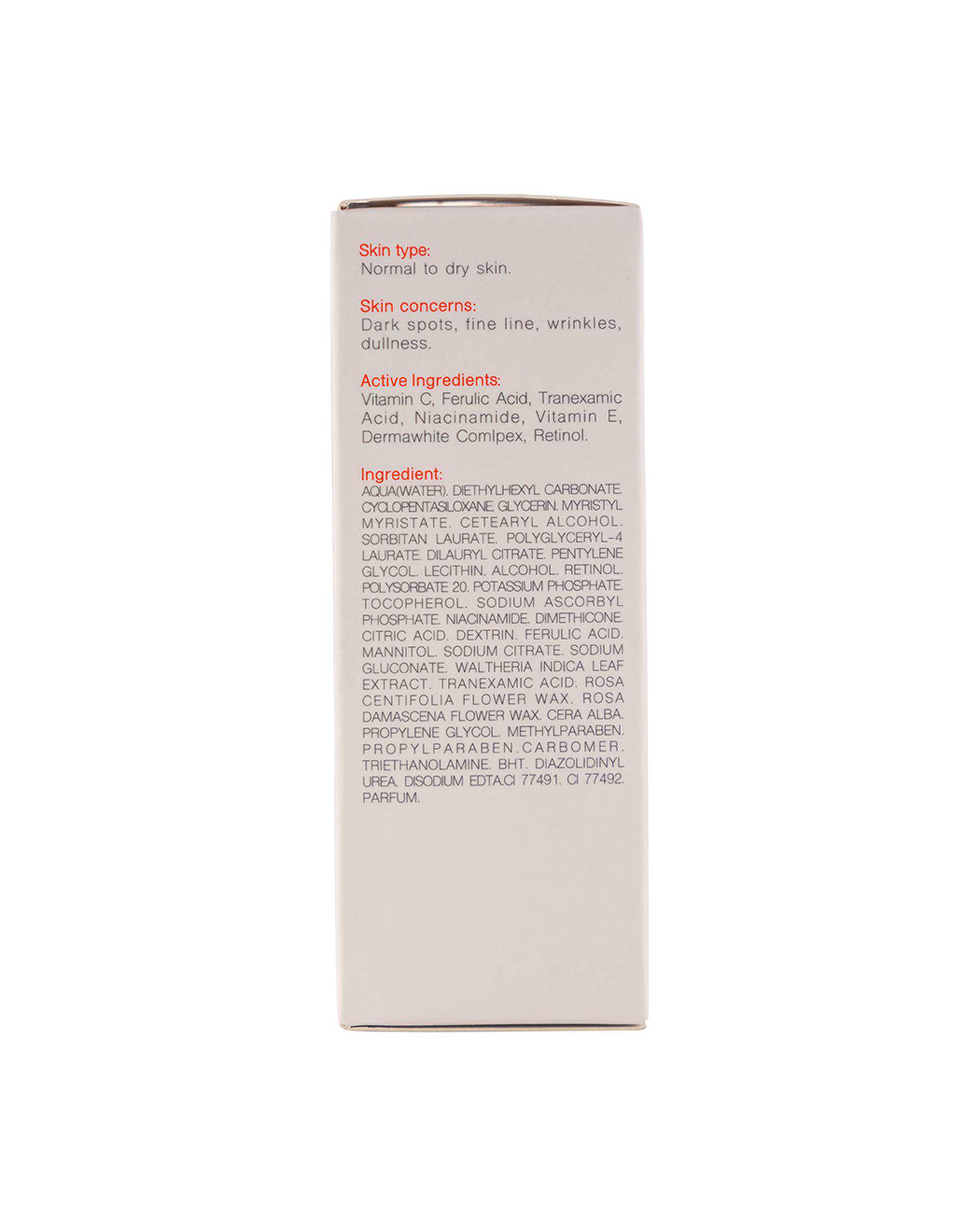 کرم جوان کننده پوست برایت مکس Bright Max حاوی ویتامین C حجم 30ml