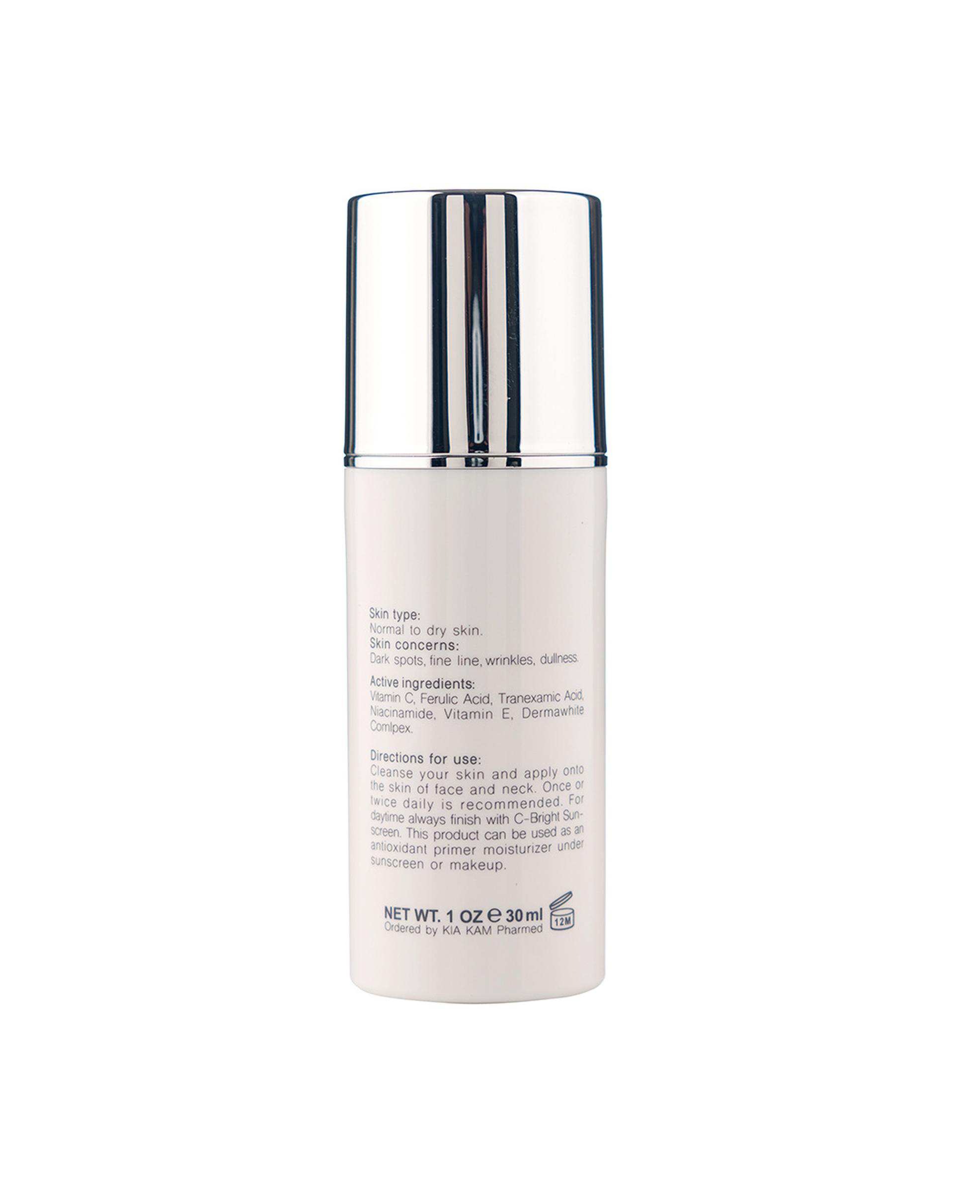 کرم جوان کننده پوست برایت مکس Bright Max حاوی ویتامین C حجم 30ml