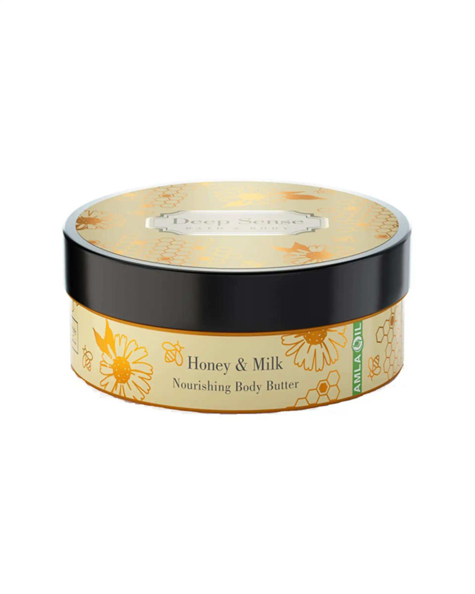 کره نرم کننده بدن دیپ سنس Deep Sense مدل Honey & Milk حجم 200ml