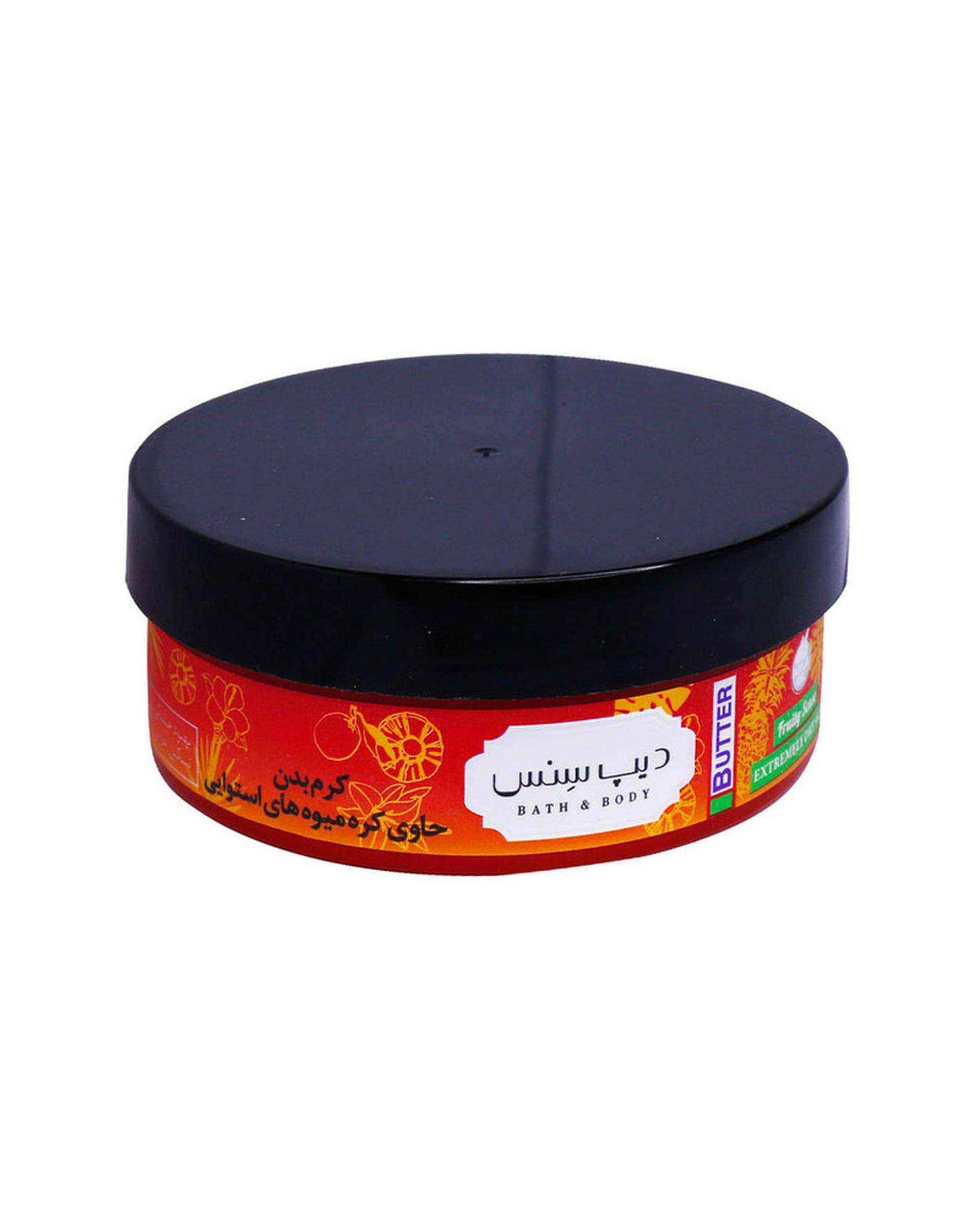 کره نرم کننده بدن دیپ سنس Deep Sense مدل تروپیکال حجم 200ml