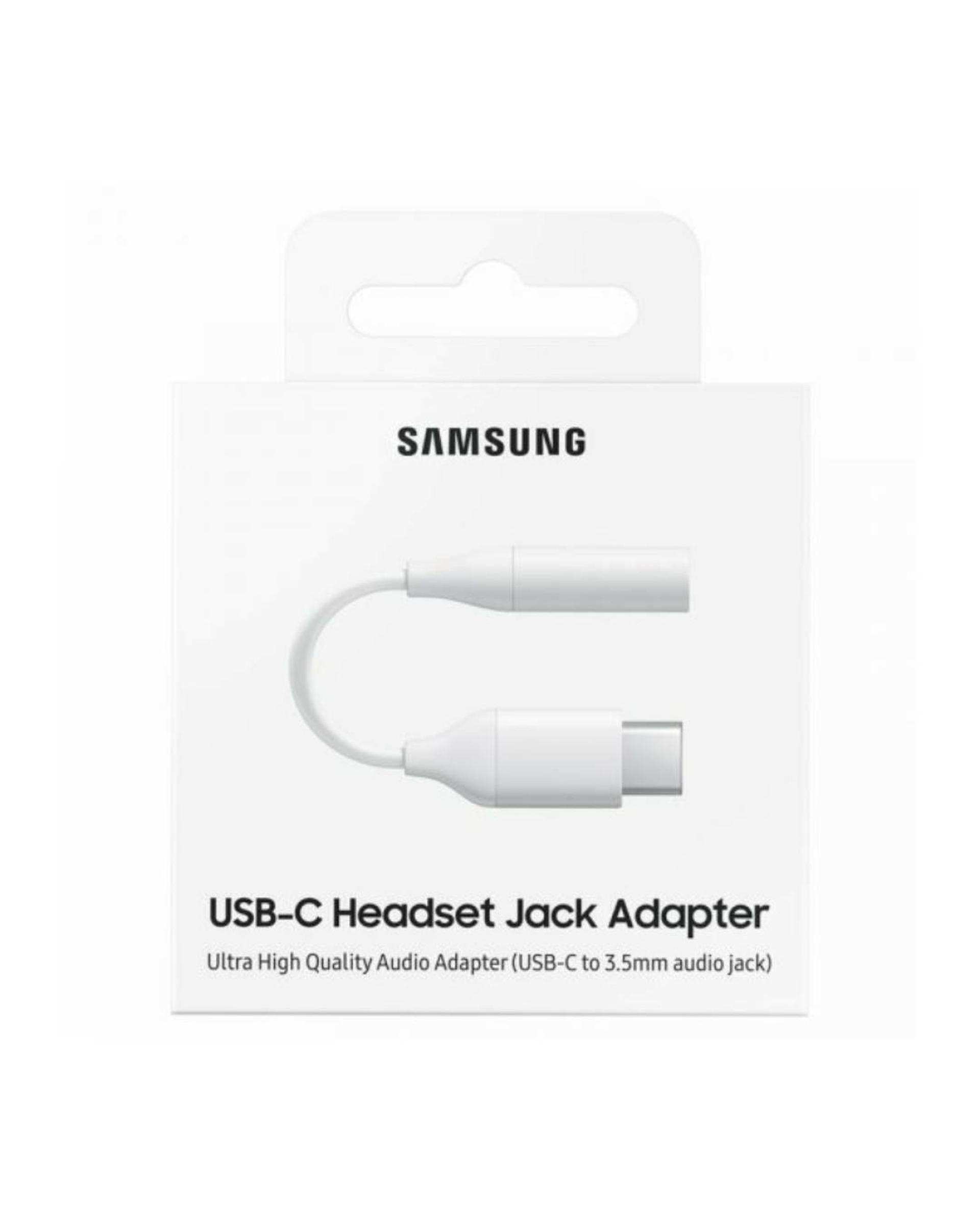 مبدل USB-C به جک سفید 3.5 میلی متری مدل UC-HJA