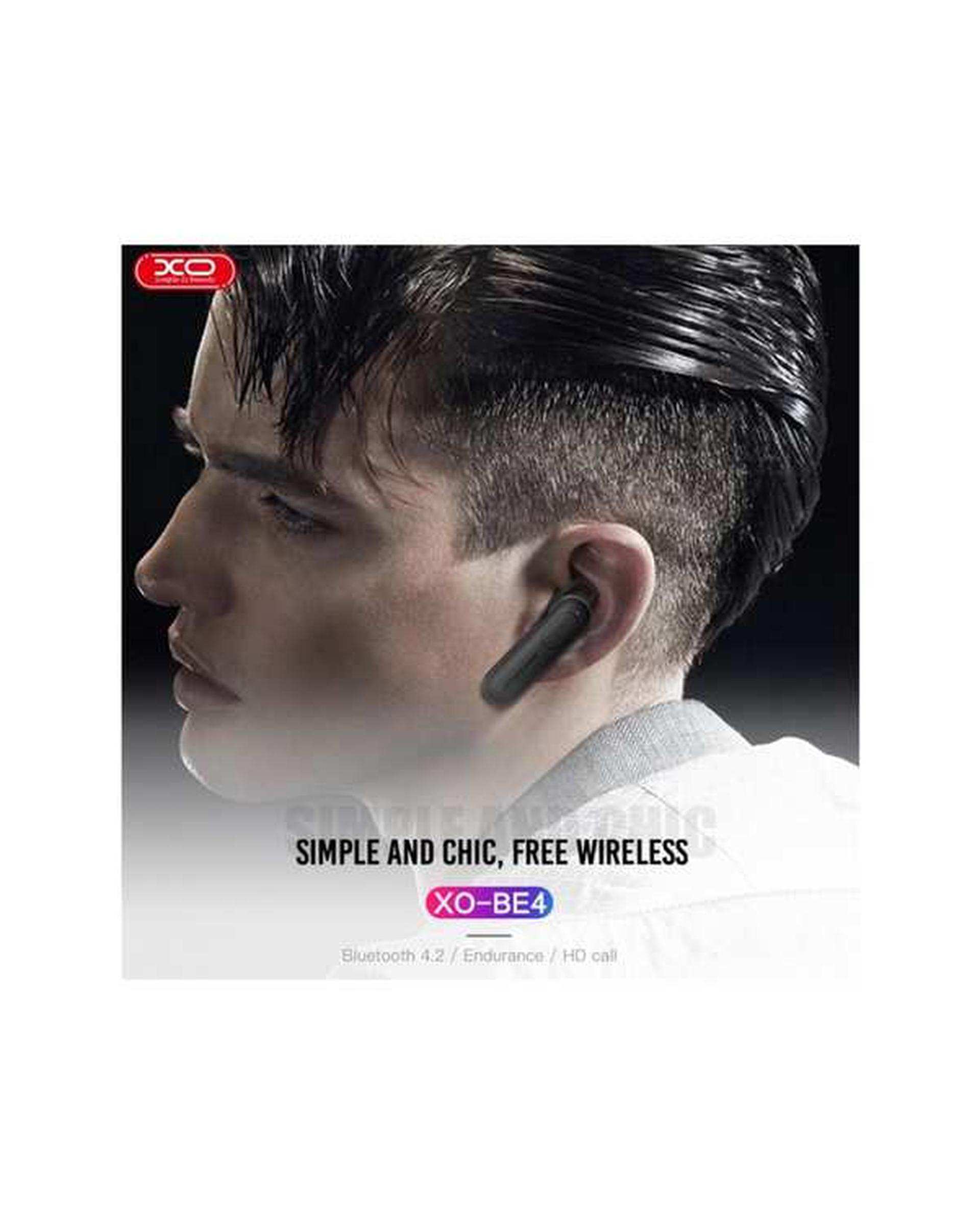 هندزفری بلوتوثی تک گوش مشکی ایکس او XO مدل Bluetooth earphone BE