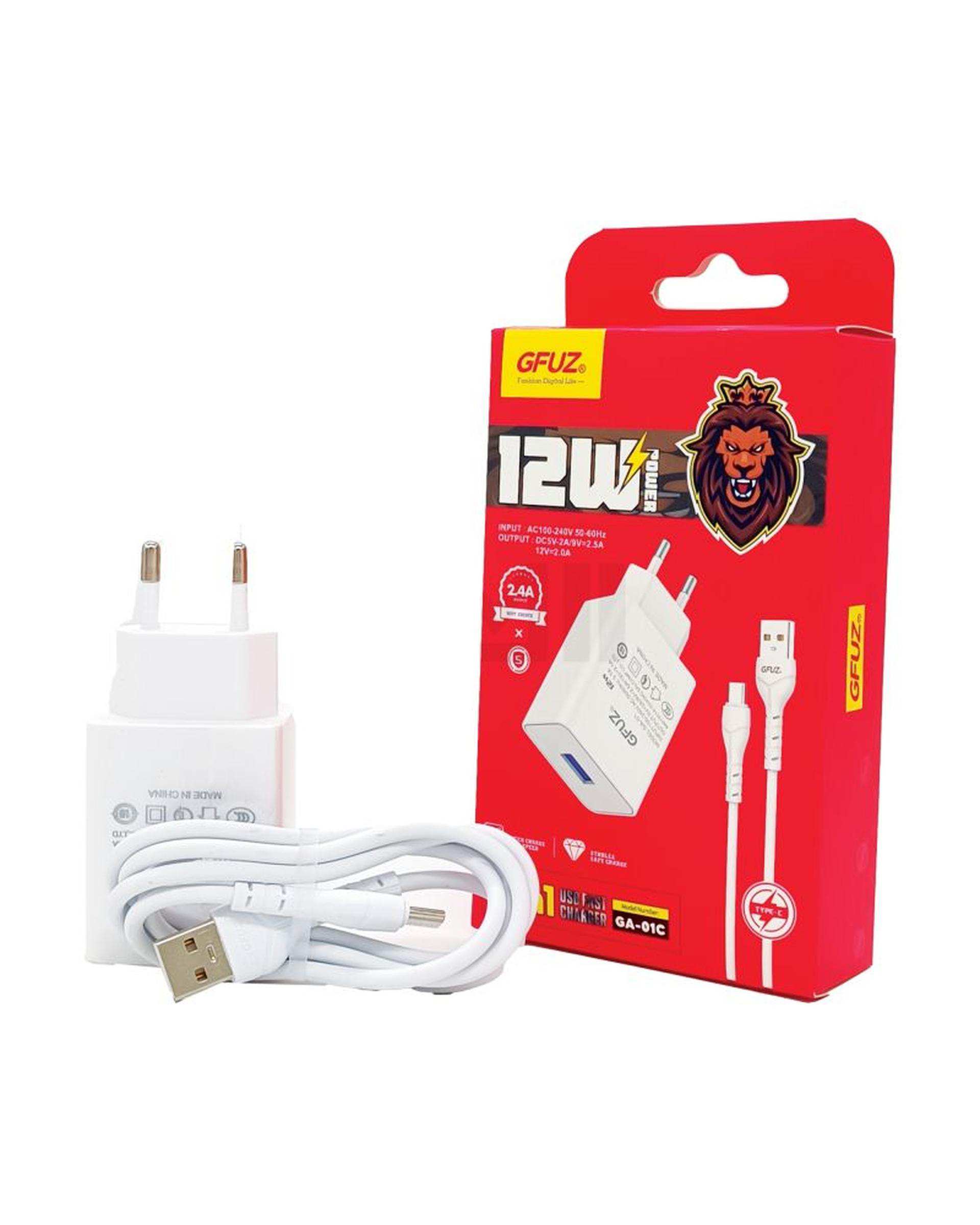 شارژر سفید GFUZ مدل GA-01C