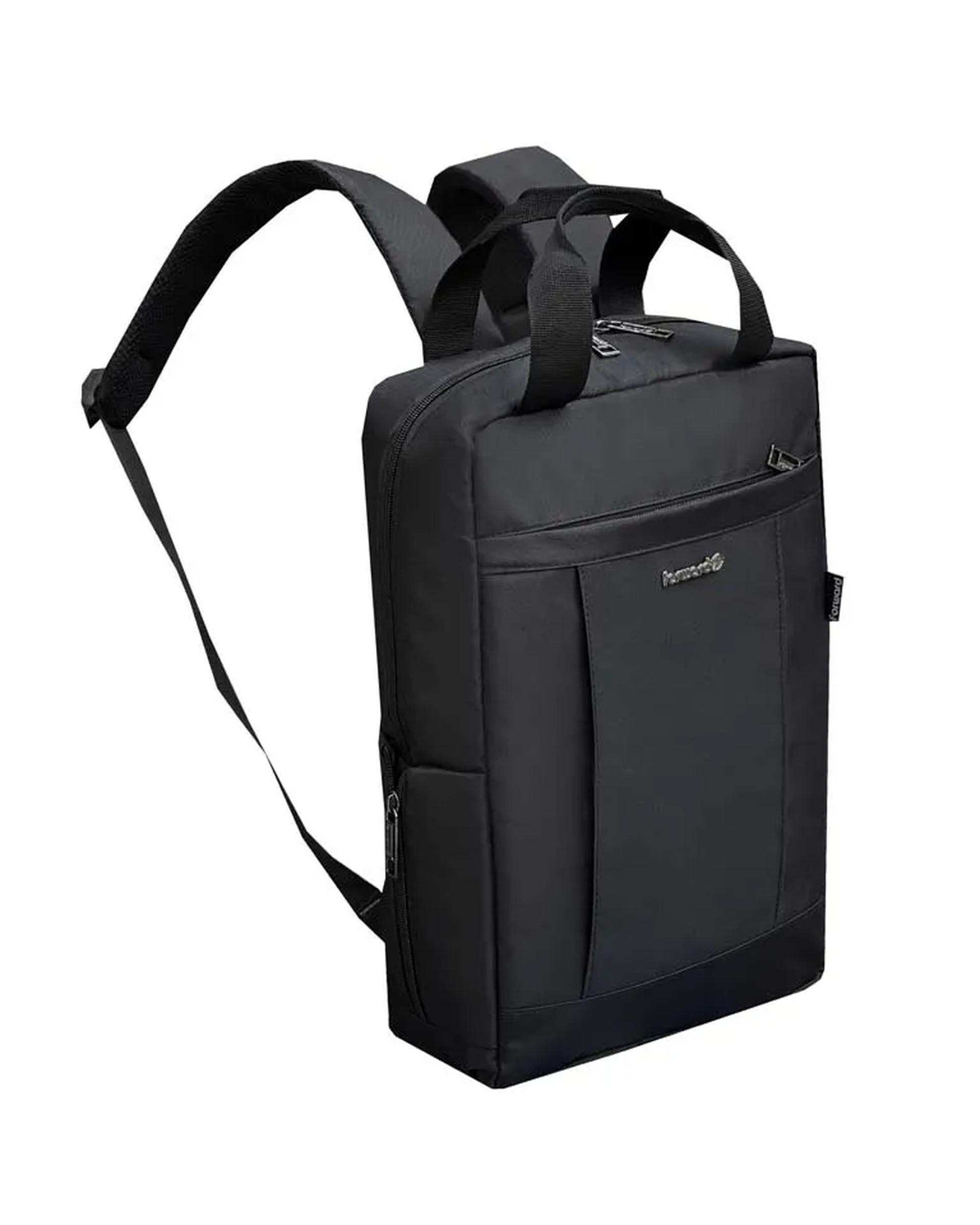 کوله پشتی لپ تاپ مشکی فوروارد Forward مدل FCLT65014 COMPACT DESIGN