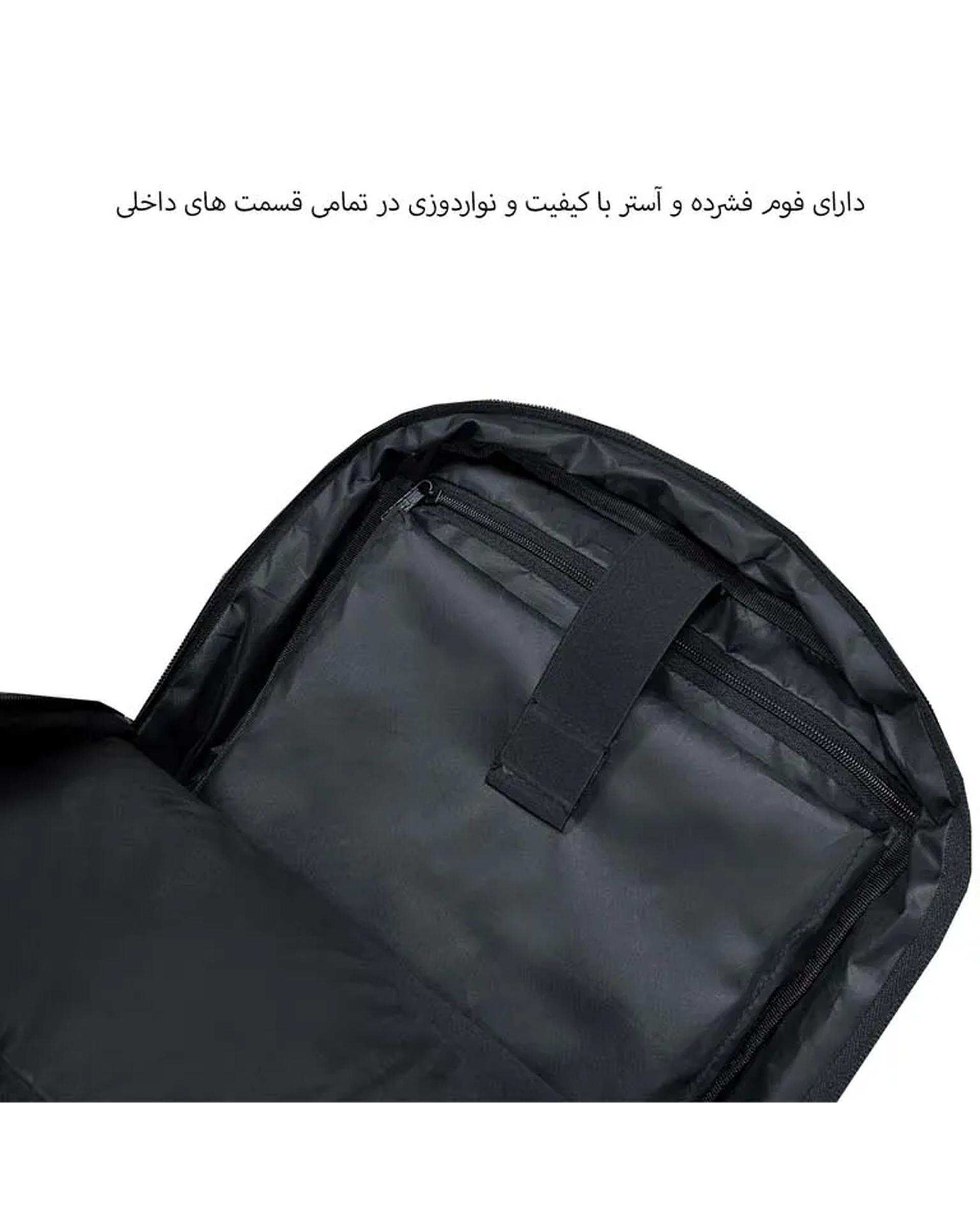 کوله پشتی لپ تاپ مشکی فوروارد Forward مدل FCLT65018 FASHIONABLE STYLE
