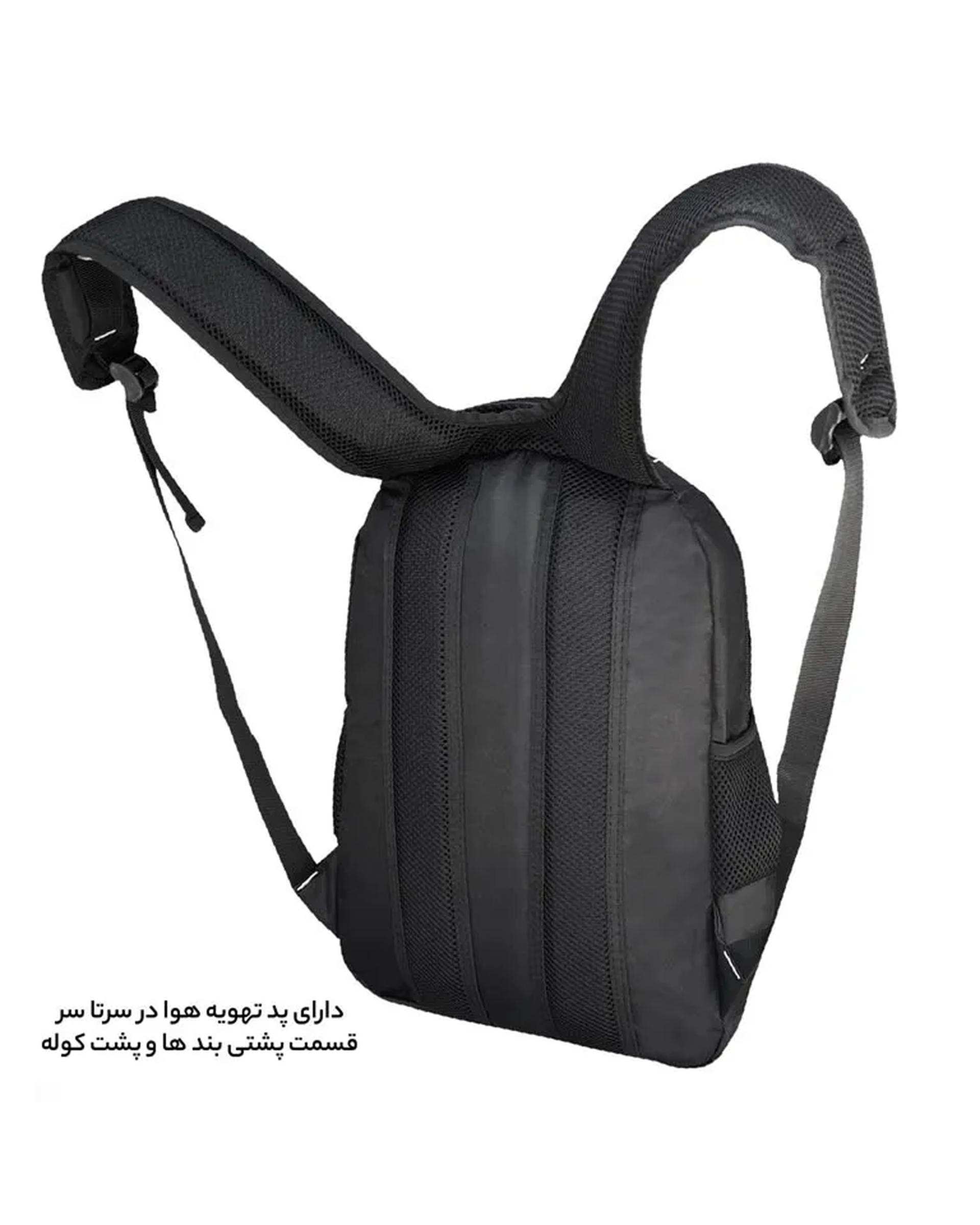 کوله پشتی لپ تاپ مشکی فوروارد Forward مدل FCLT8833