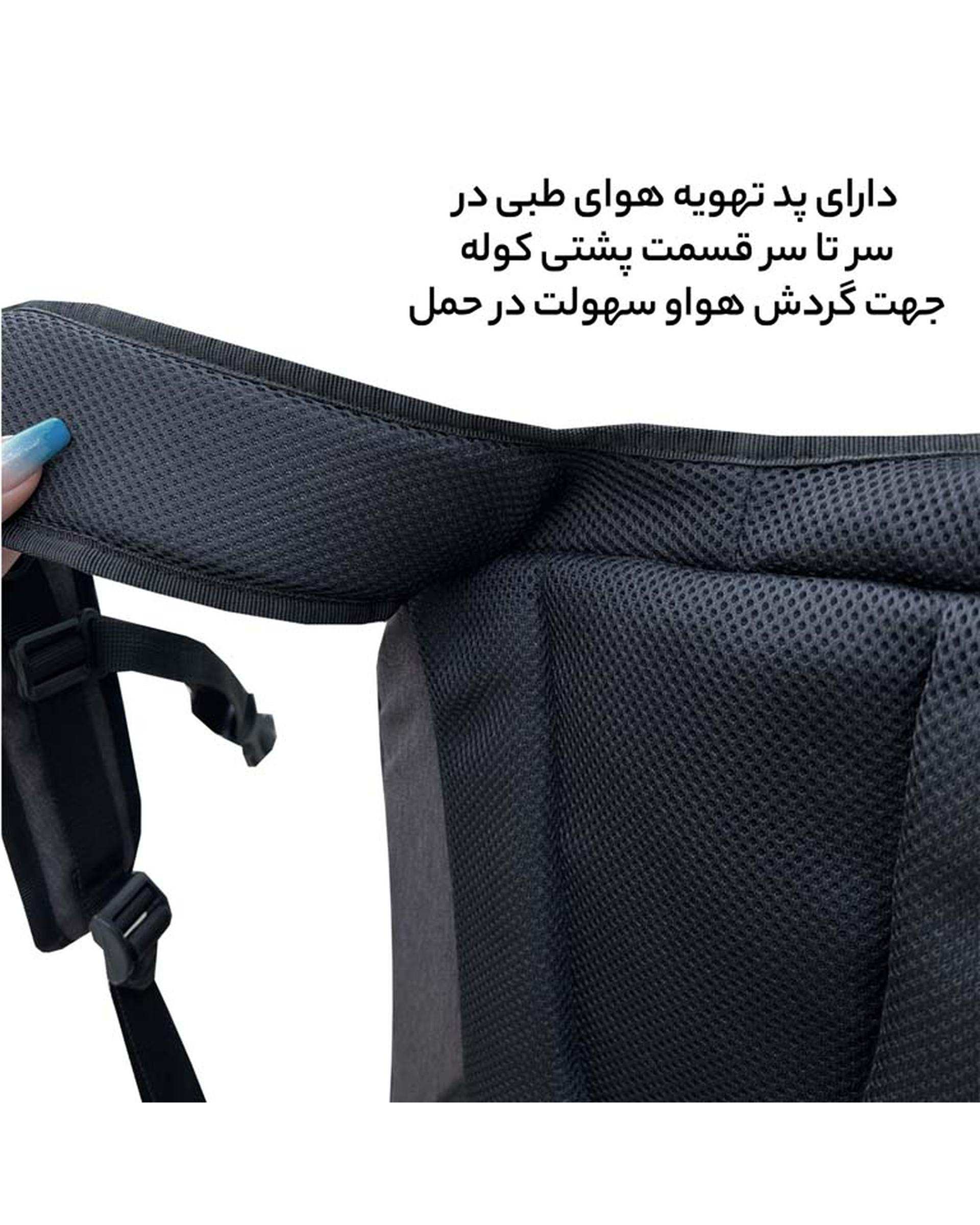 کوله پشتی لپ تاپ طوسی فوروارد Forward مدل FCLT65012 LIFETIME ENJOY