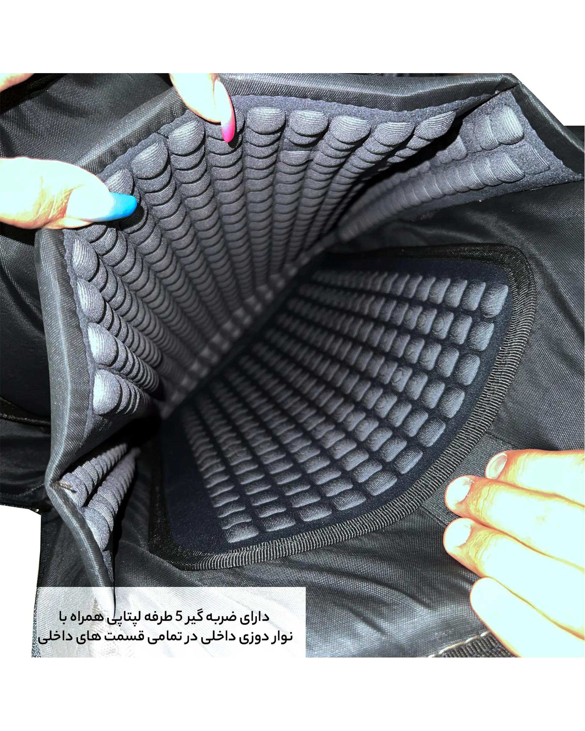 کوله پشتی لپ تاپ مشکی فوروارد Forward کد FCLT65053 COMPACT TRAVEL