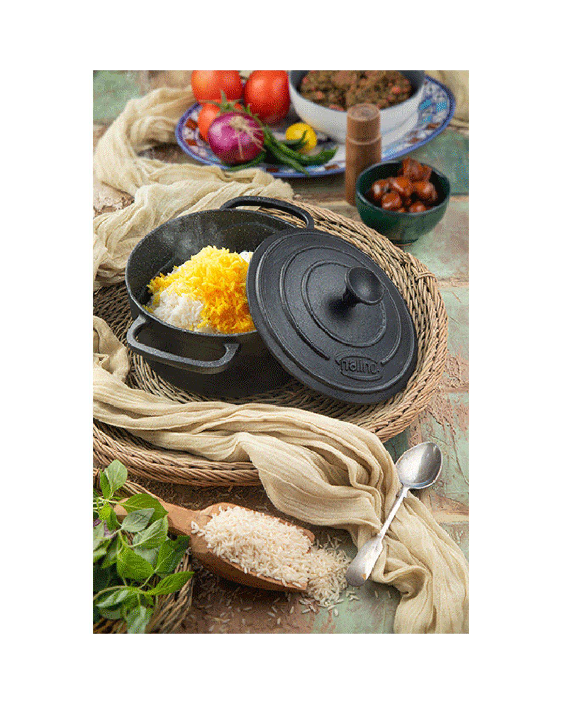 قابلمه چدن نالینو Nalino مدل Feleti سایز 28 سانتی متر