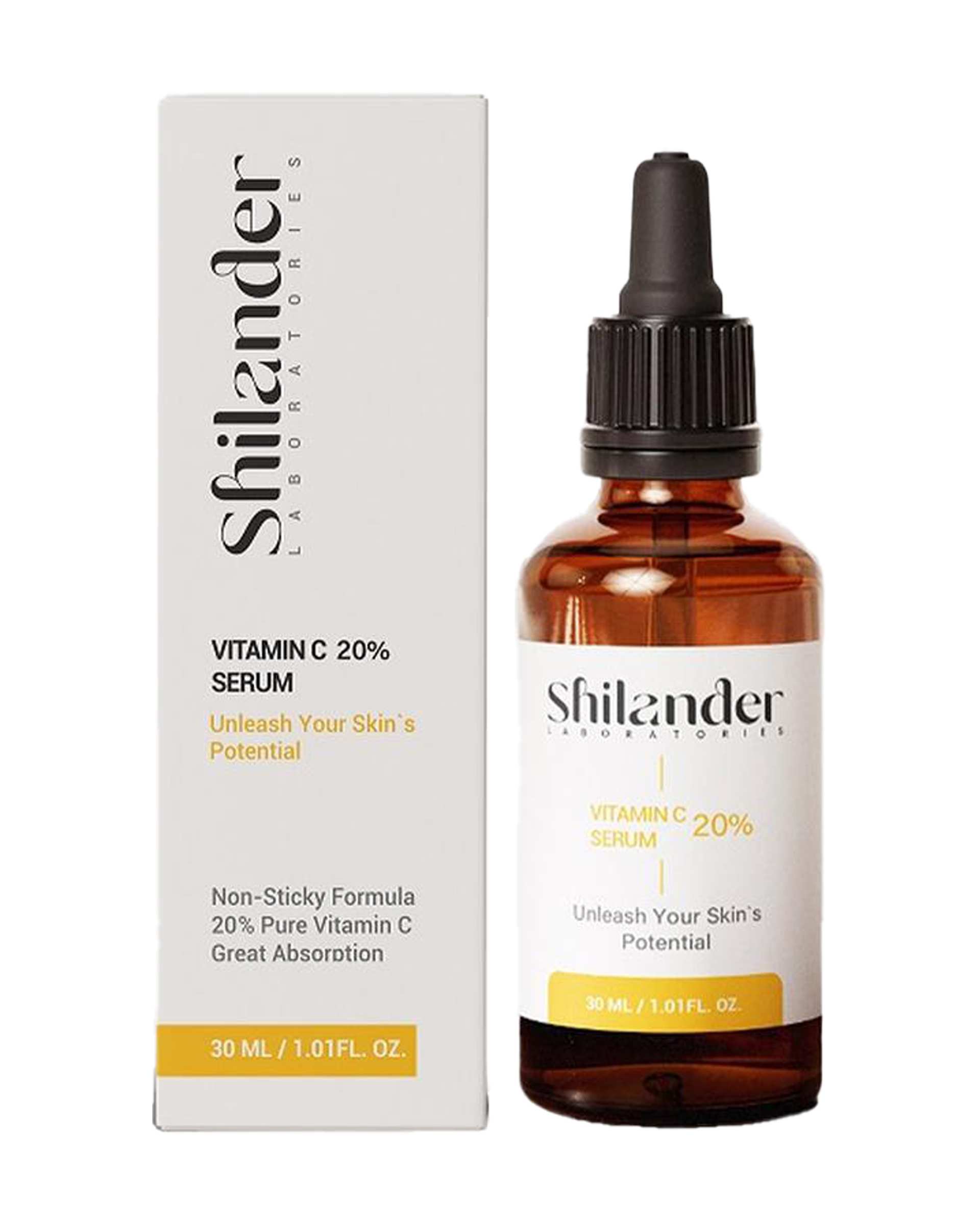 سرم ویتامین C با غلظت 20% شیلاندر Shilander