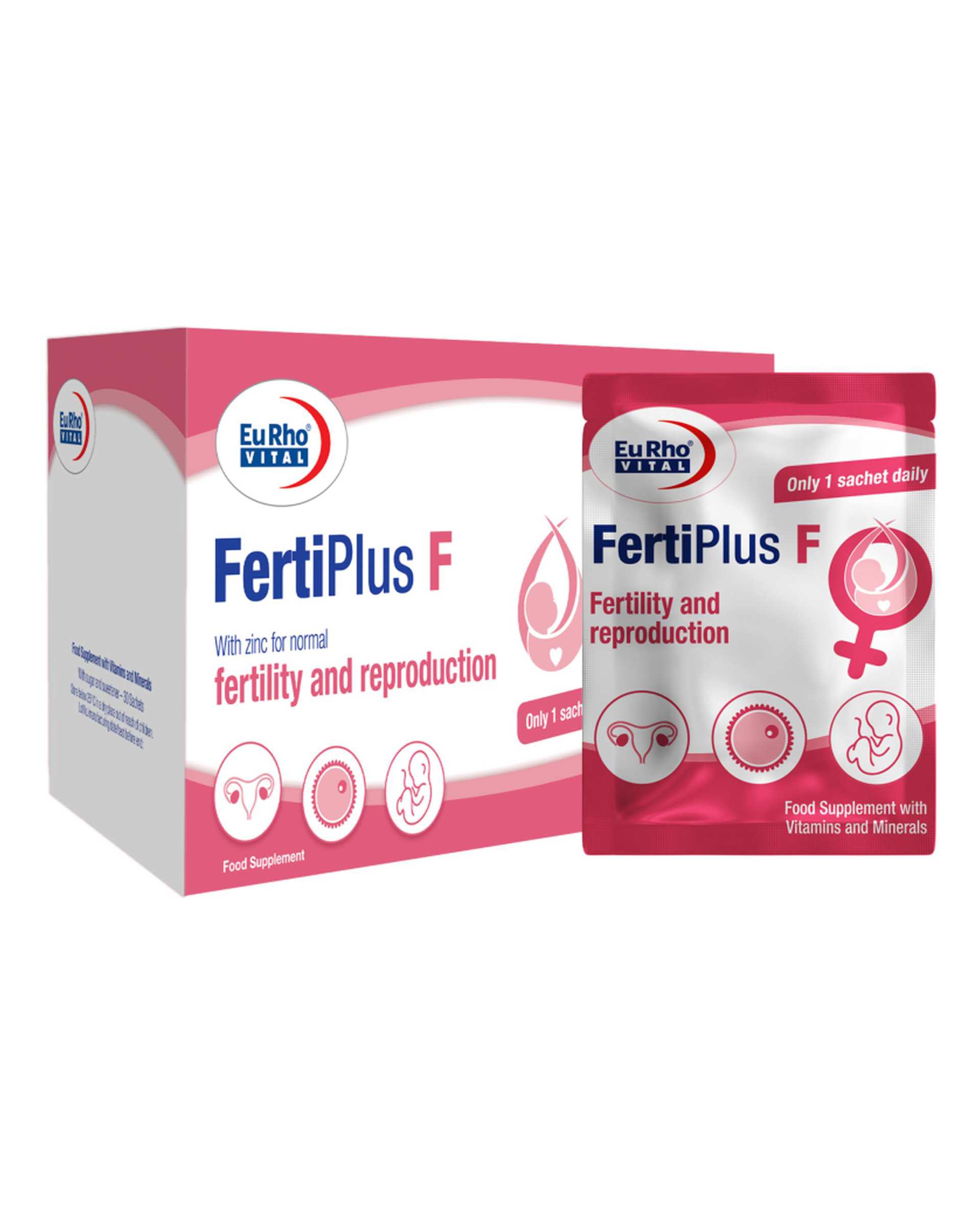 ساشه فرتی پلاس اف یوروویتال بسته 30 عددی