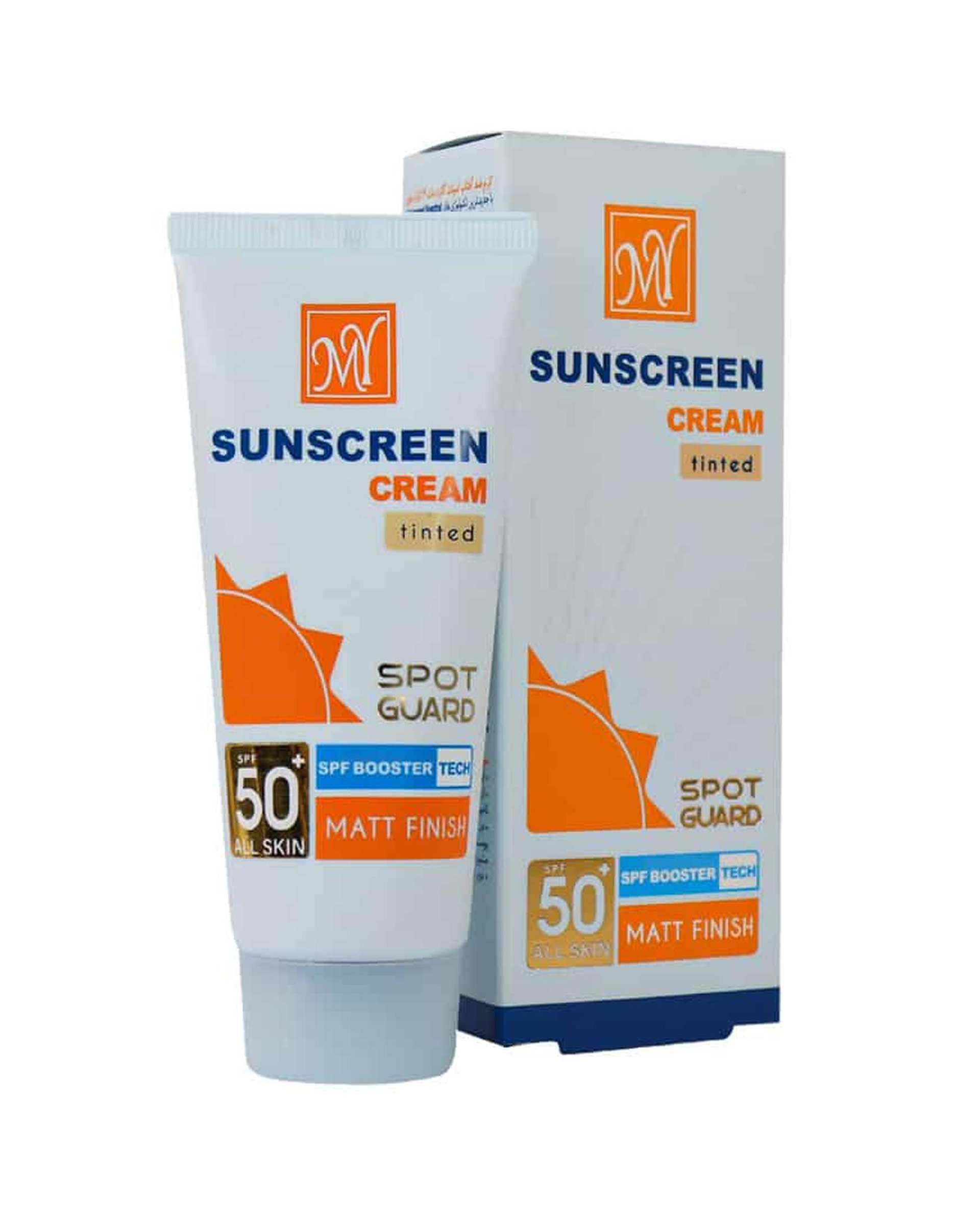 کرم ضد آفتاب رنگی SPF50 مات مای مدل اسپات گارد مناسب انواع پوست