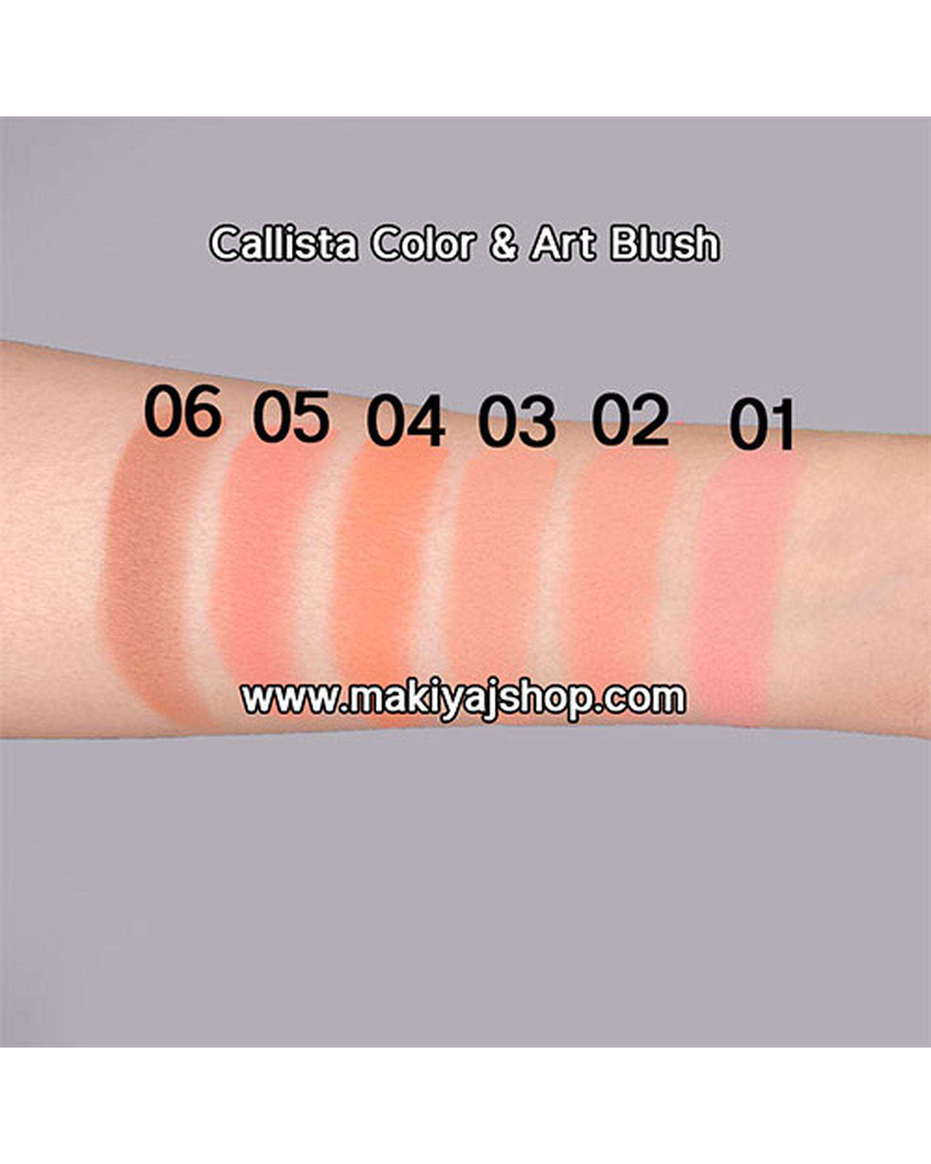 رژگونه کالیستا Callista مدل Color And Art مدل B04