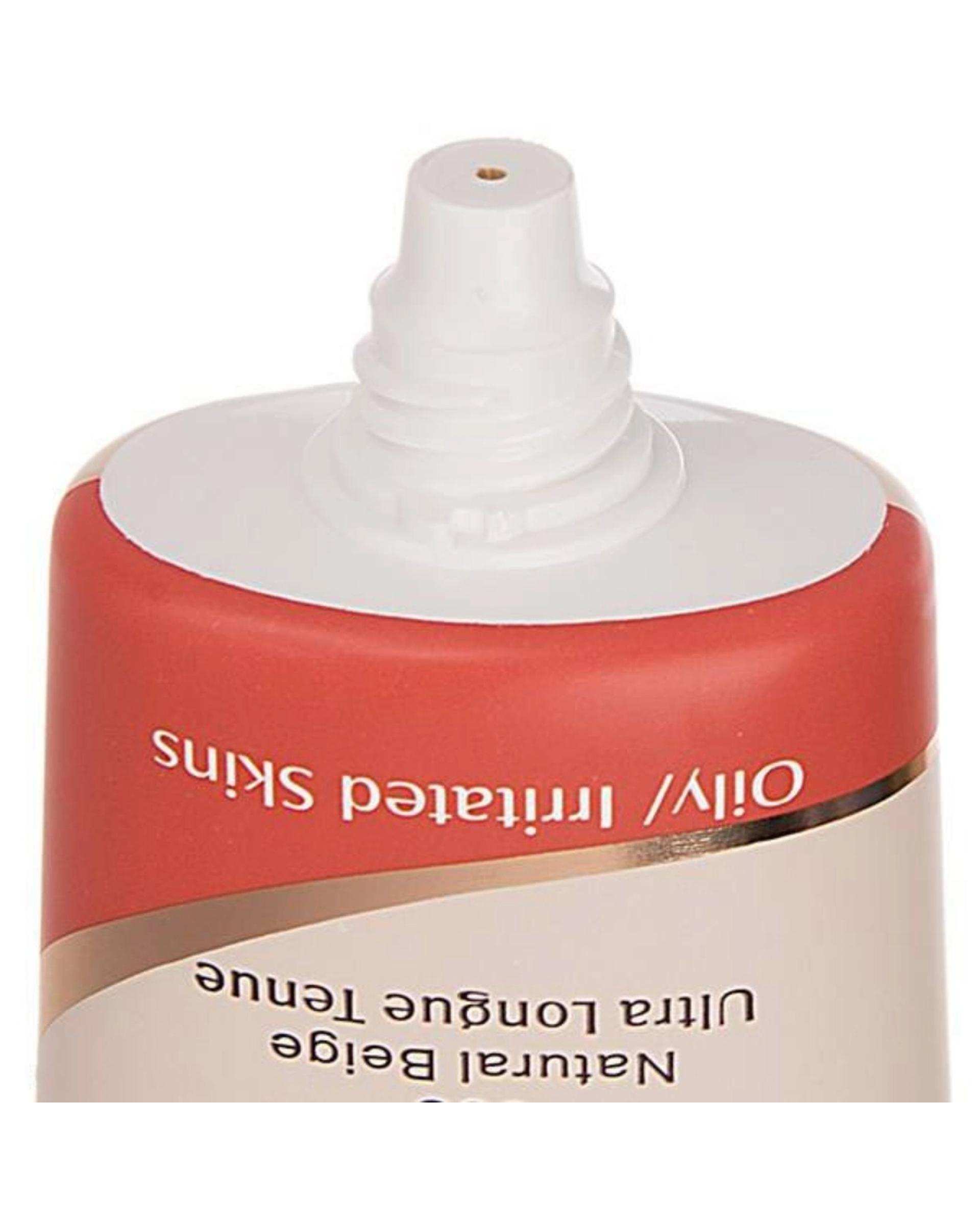 کرم ضد آفتاب کرم پودری SPF30 مات فاقد چربی بژ طبیعی الارو Ellaro حجم 40ml