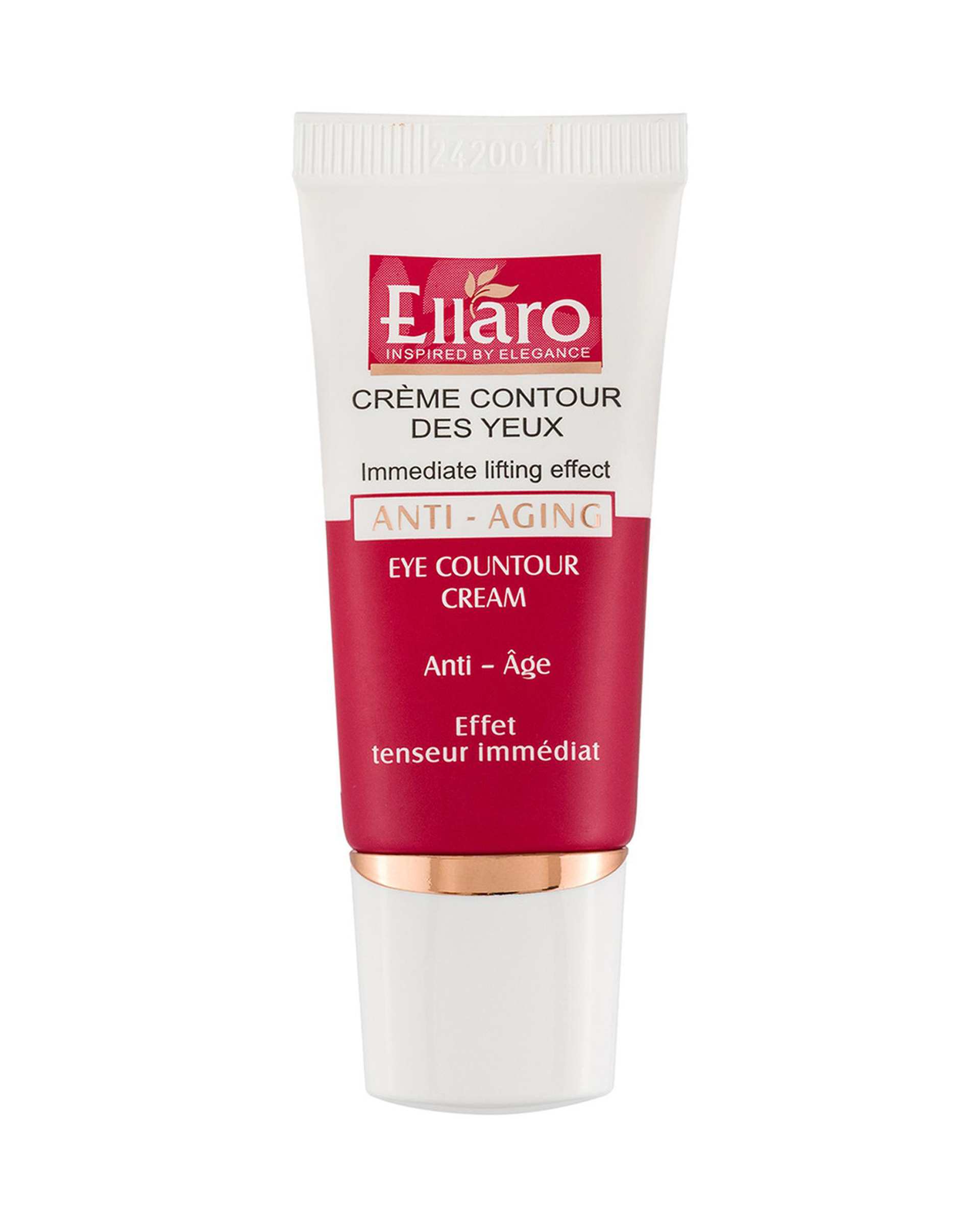 ‫کرم دور چشم ضد چروک قوی با خاصیت لیفتینگ الارو Ellaro حجم 20ml