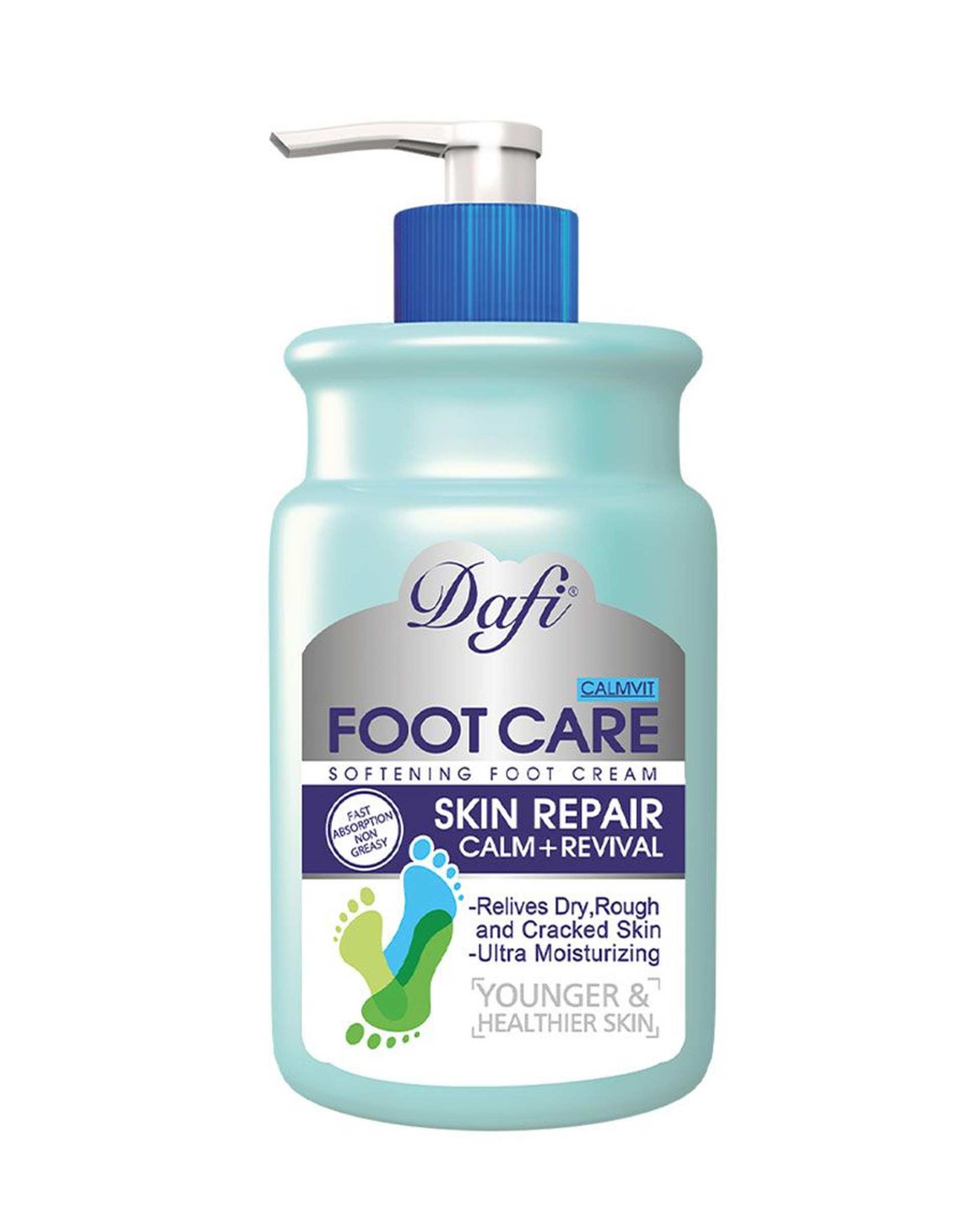 کرم مناسب ترک پا پمپی دافی Dafi مدل Softening Foot حجم 343ml