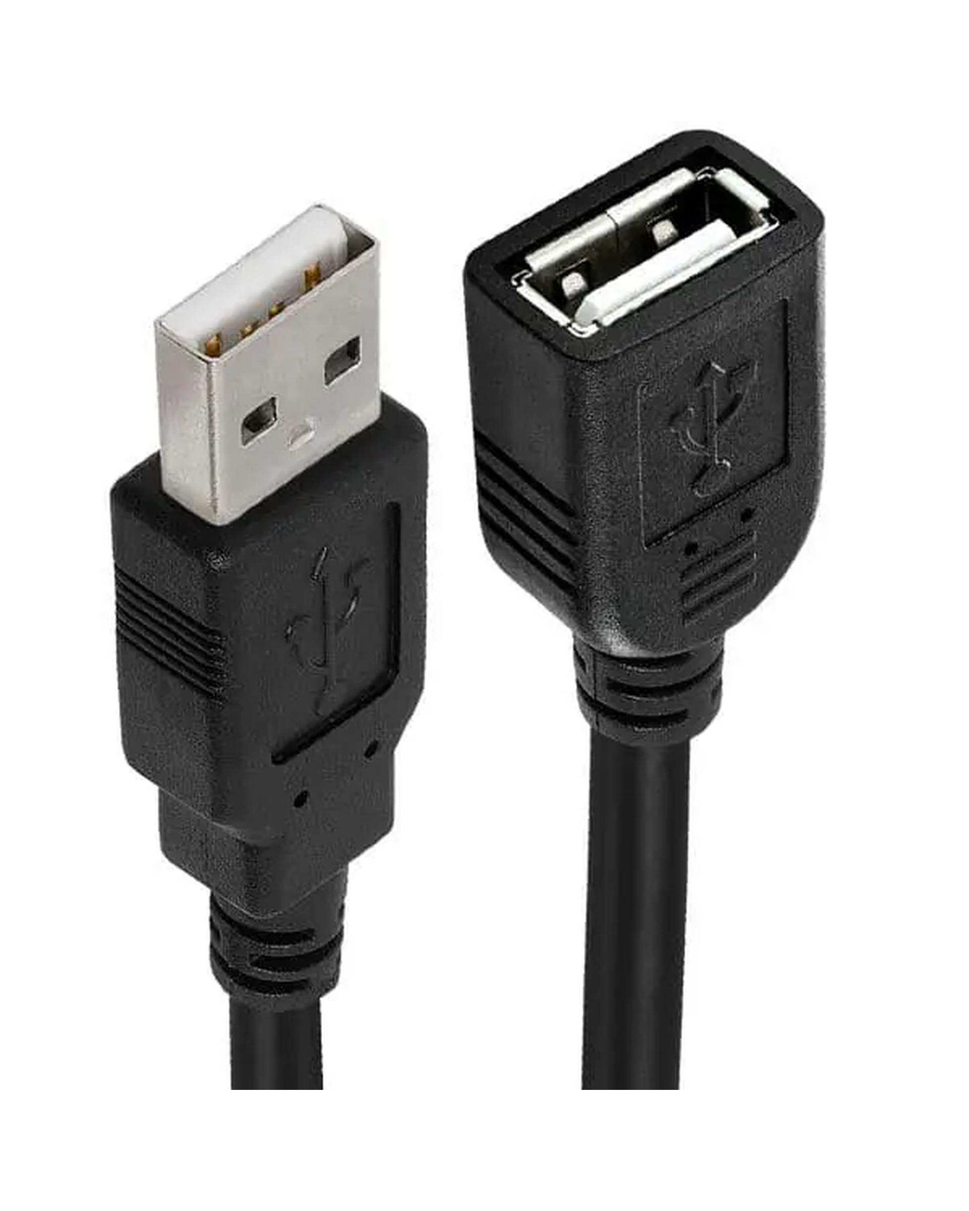 کابل افزایش طول USB پرومکس مشکی طول 3 متر