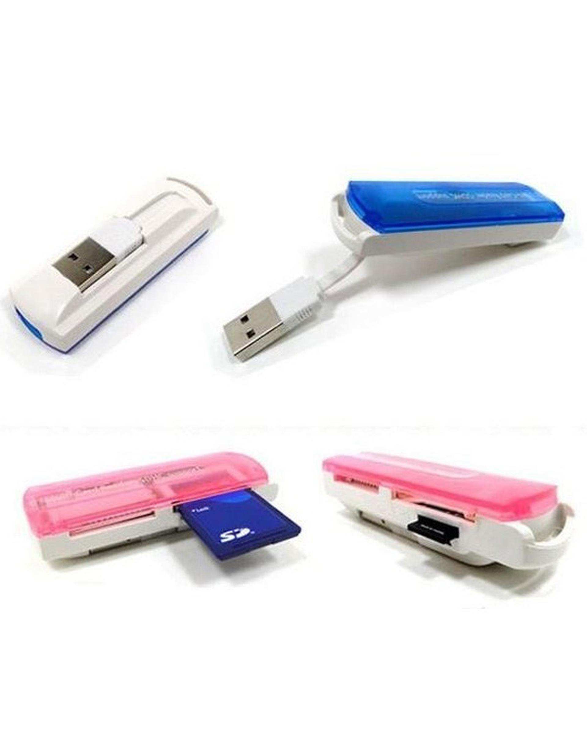 کارت خوان چند کاره سایوتیم مدل SY-681 با رابط USB 2.0-رنگ سفید