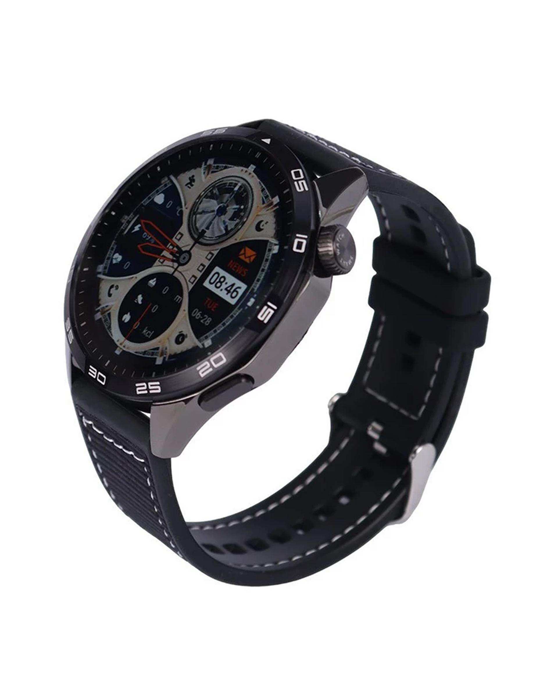 ساعت هوشمند مشکی دتکس پلاس Detex Plus مدل DW16 GT4