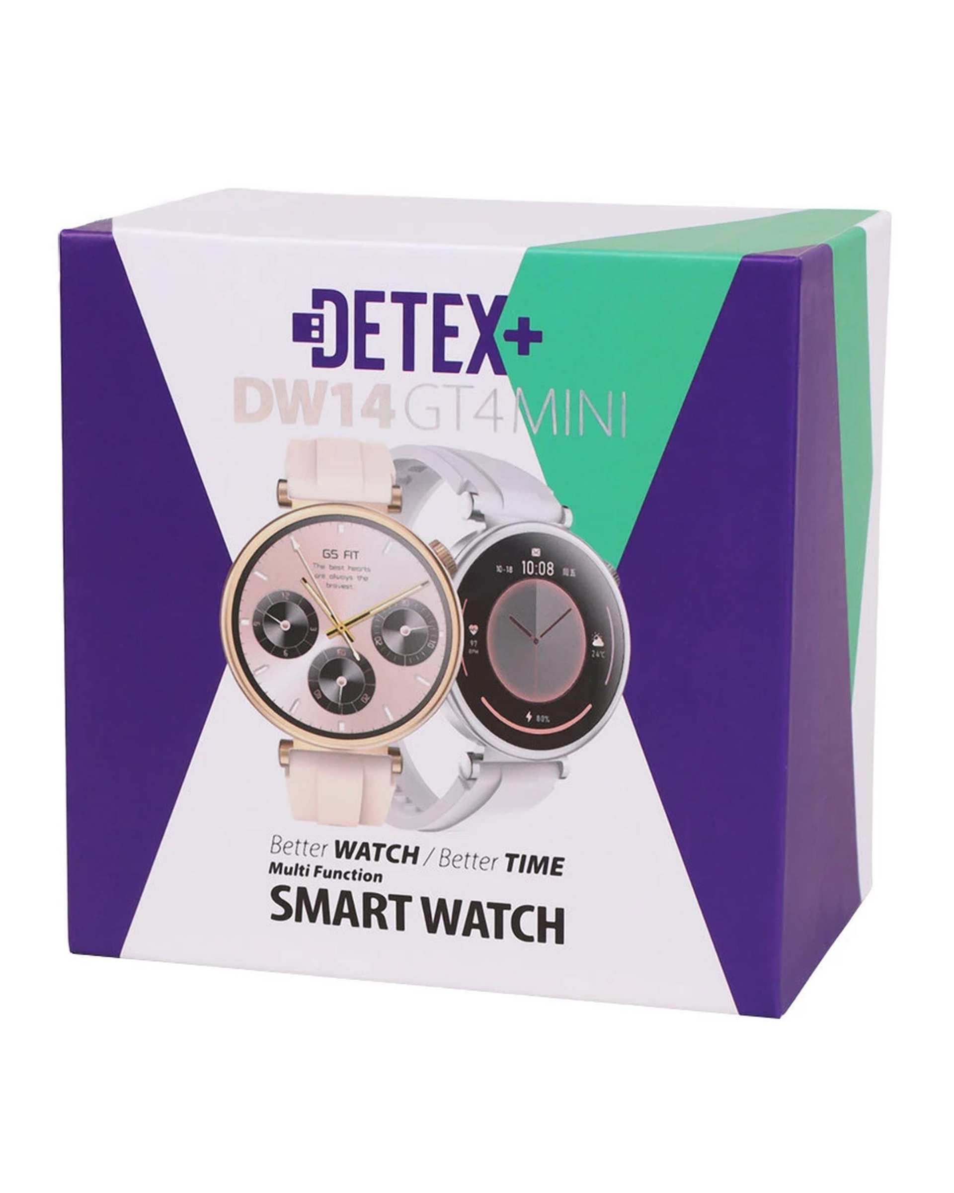 ساعت هوشمند مشکی دتکس پلاس Detex Plus مدل DW14 GT4 Mini