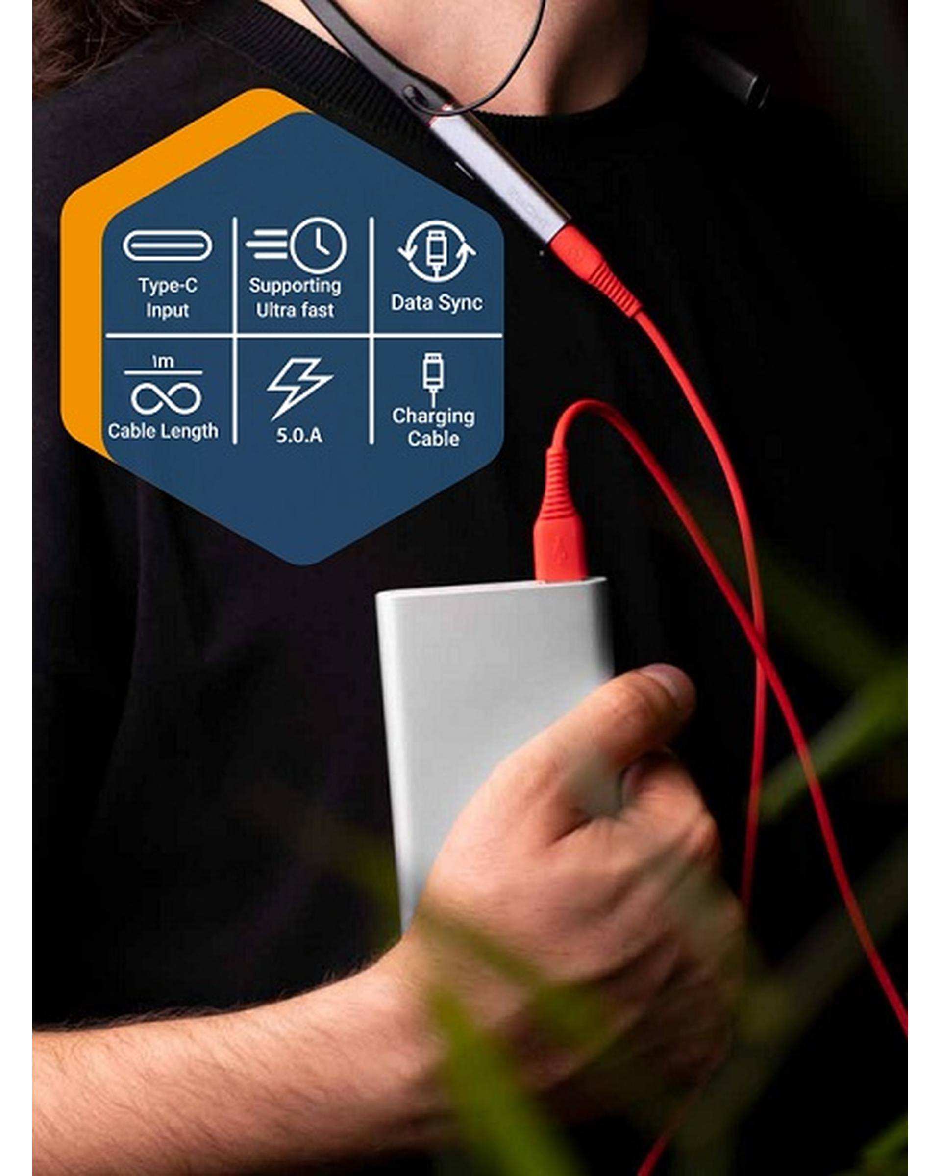 کابل تبدیل USB به USB-C مشکی وی نت پلاس مدل ETW 003 طول 1 متر