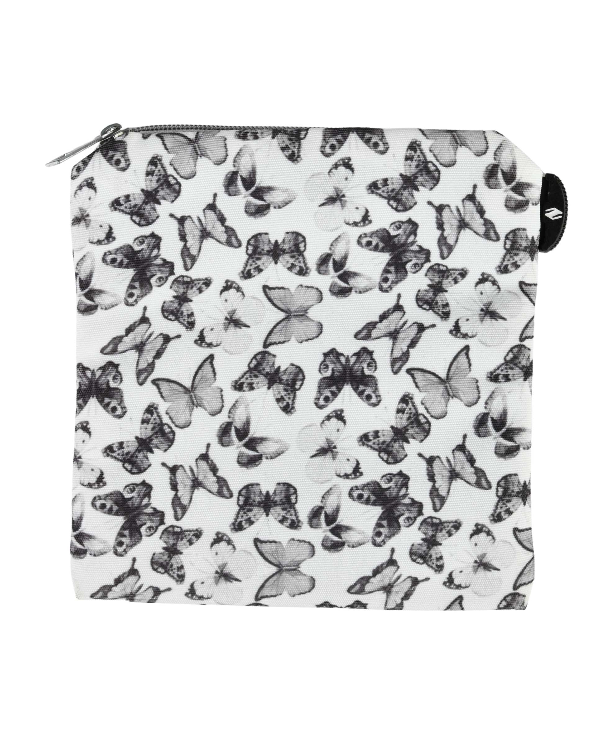 کیف پد بهداشتی سفید طوسی تارتن Tartan طرح پروانه کد 16220769