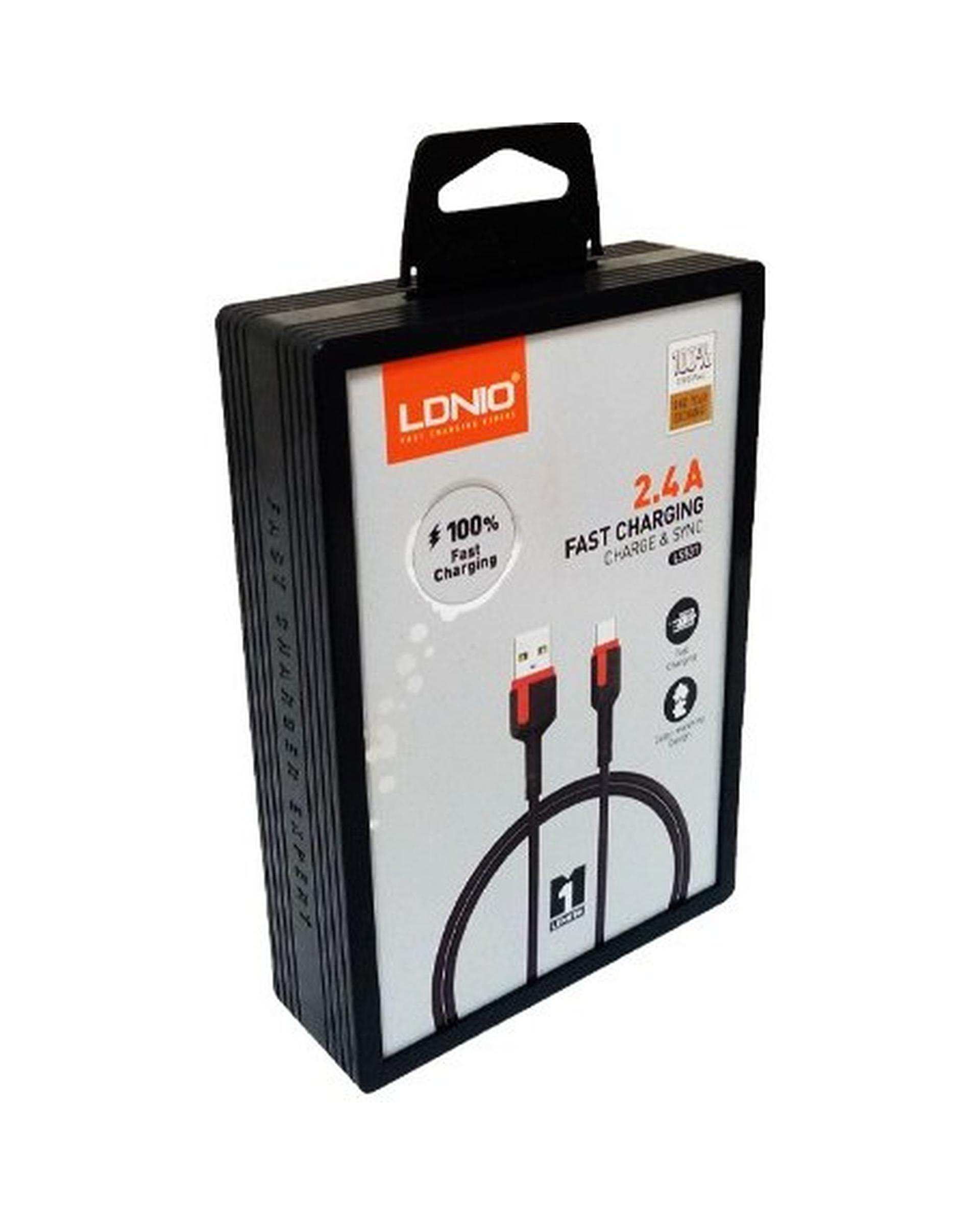 کابل شارژر لایتنینگ IPHONE الدینیو LDNIO مدل LS531