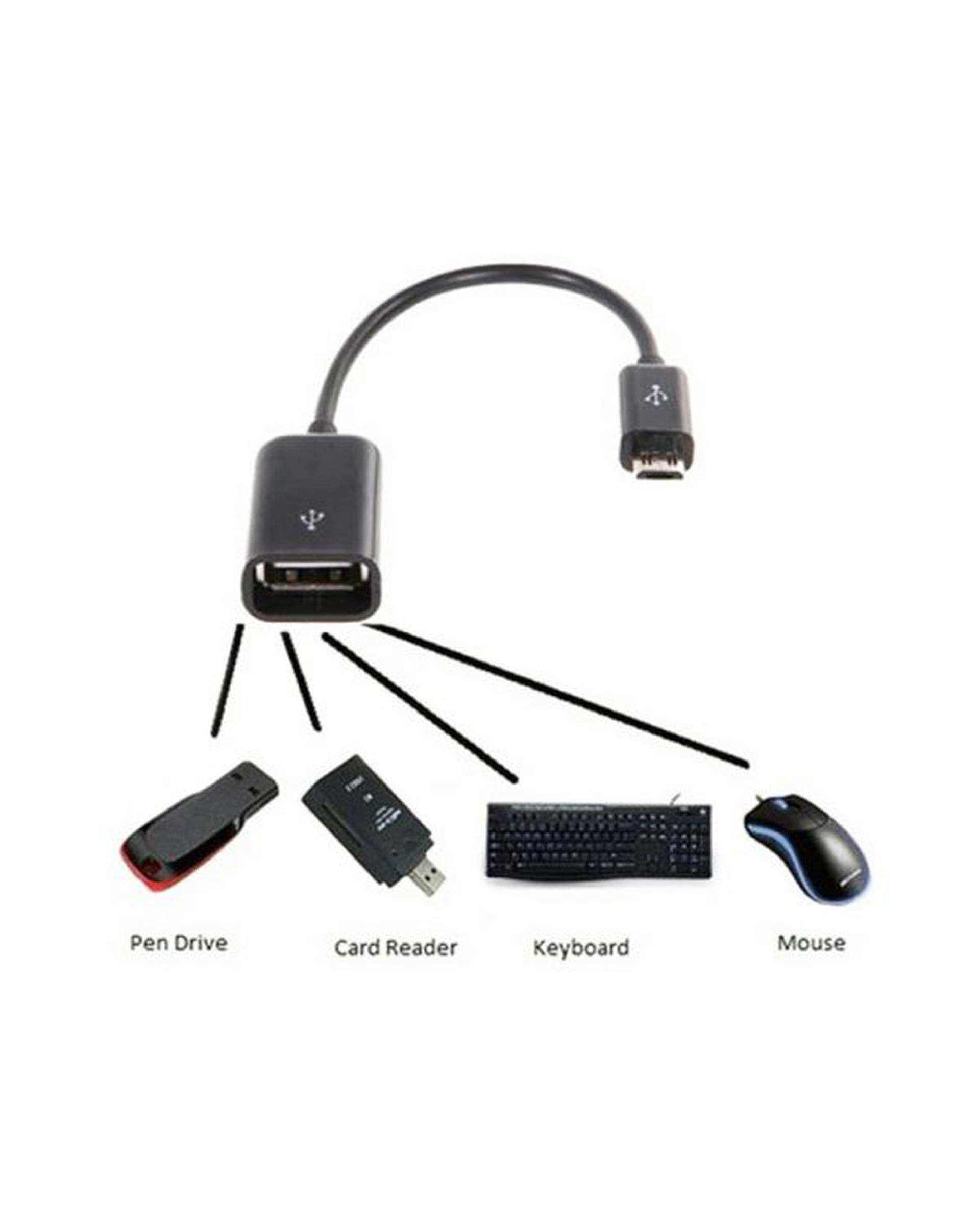 کابل مبدل OTG مشکی مدل S-K07