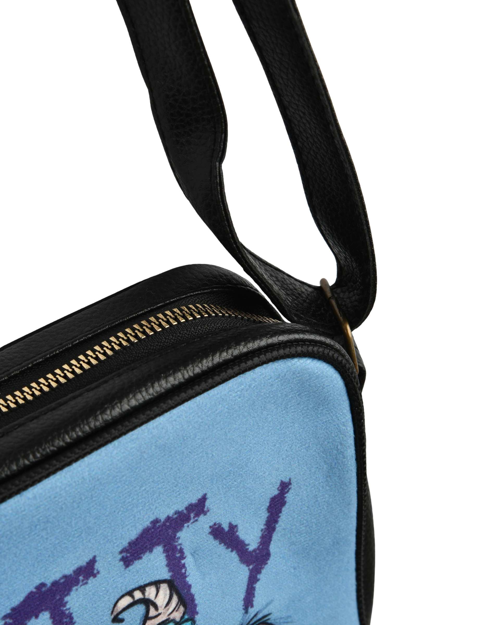 کیف دوشی مشکی وندی Vandy مدل کارخانه هیولاها کد 1035m70