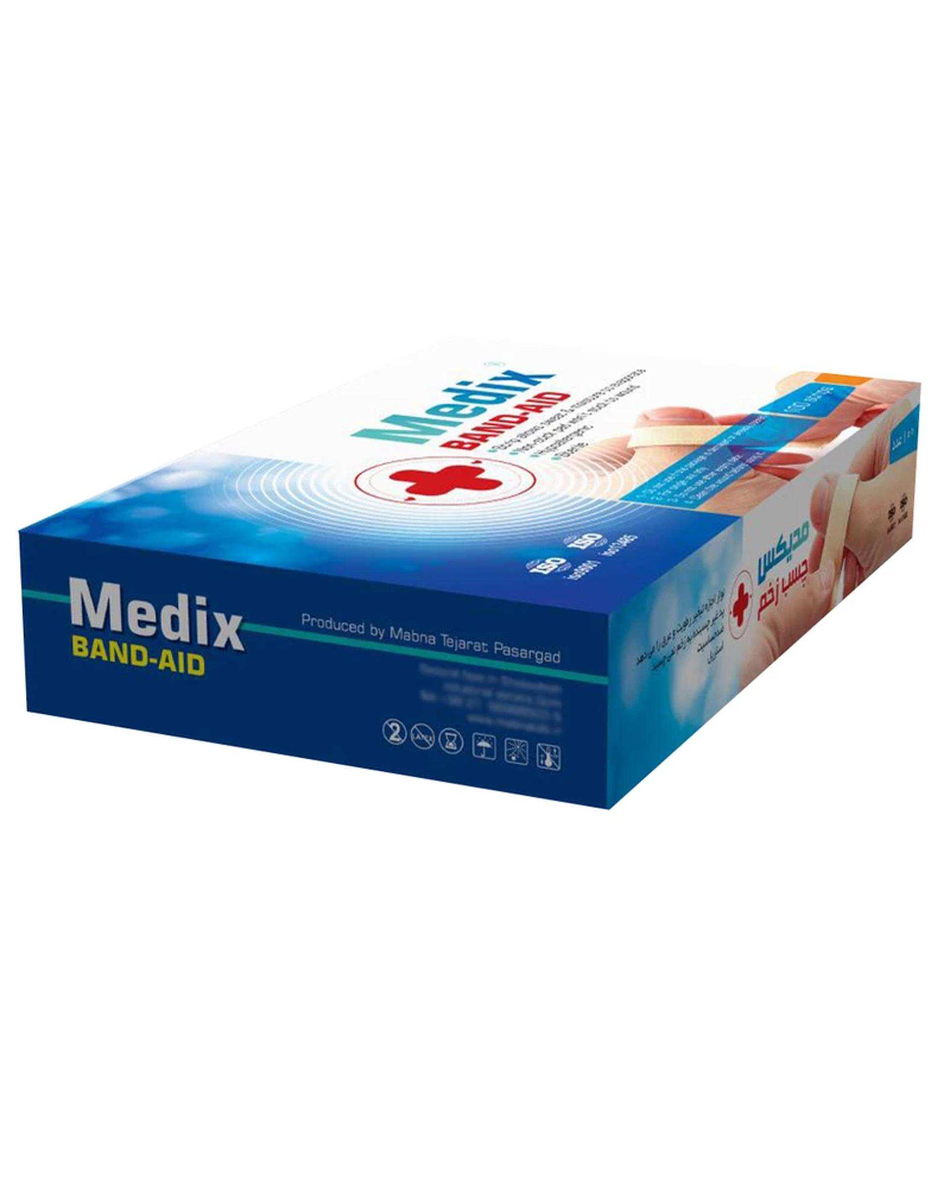 چسب زخم مدیکس Medix بسته 100 عددی کد CH100