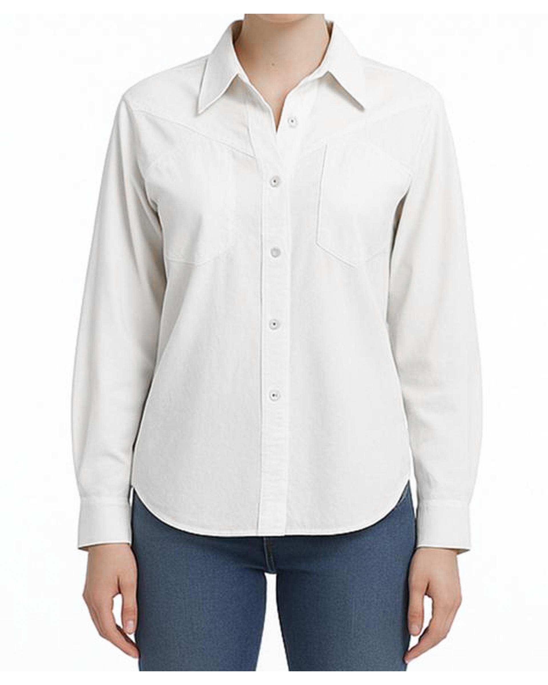 شومیز زنانه سفید تولیکا Tulika کد 33115