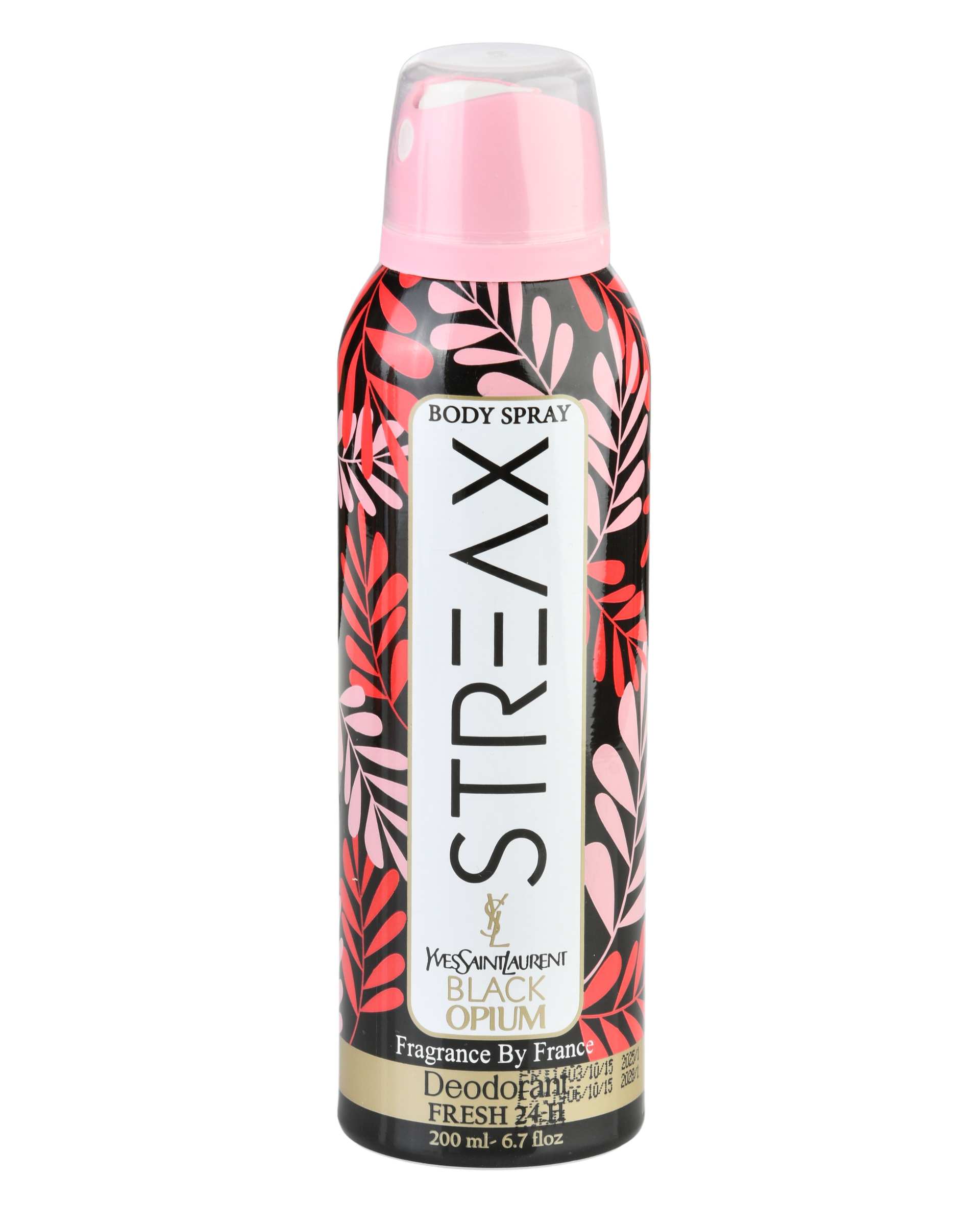 اسپری زنانه استریکس Streax رایحه Black Opium حجم 200ml